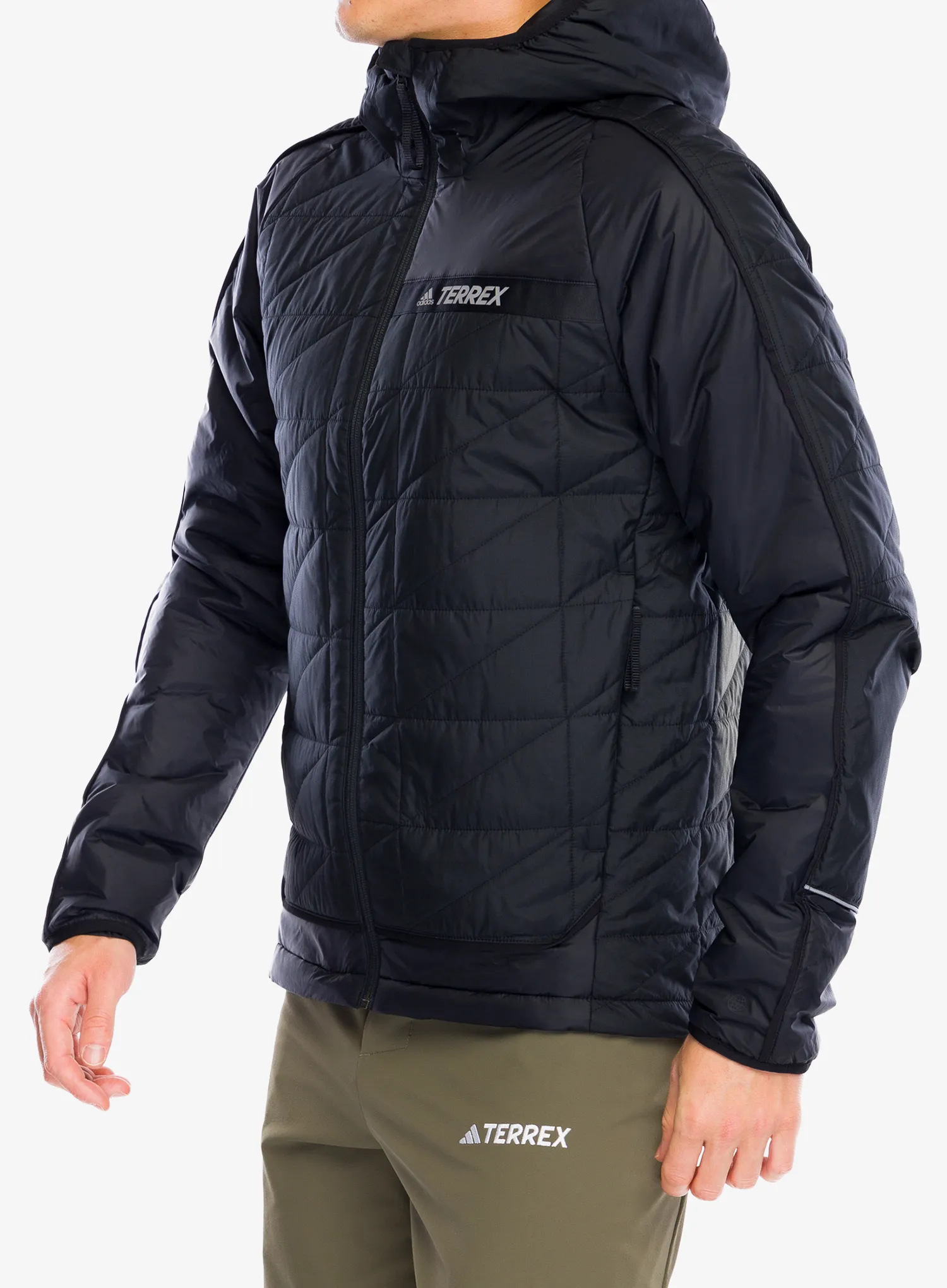 Izolovaná bunda adidas TERREX Multi Synthetic Insulated Hooded Jkt - black