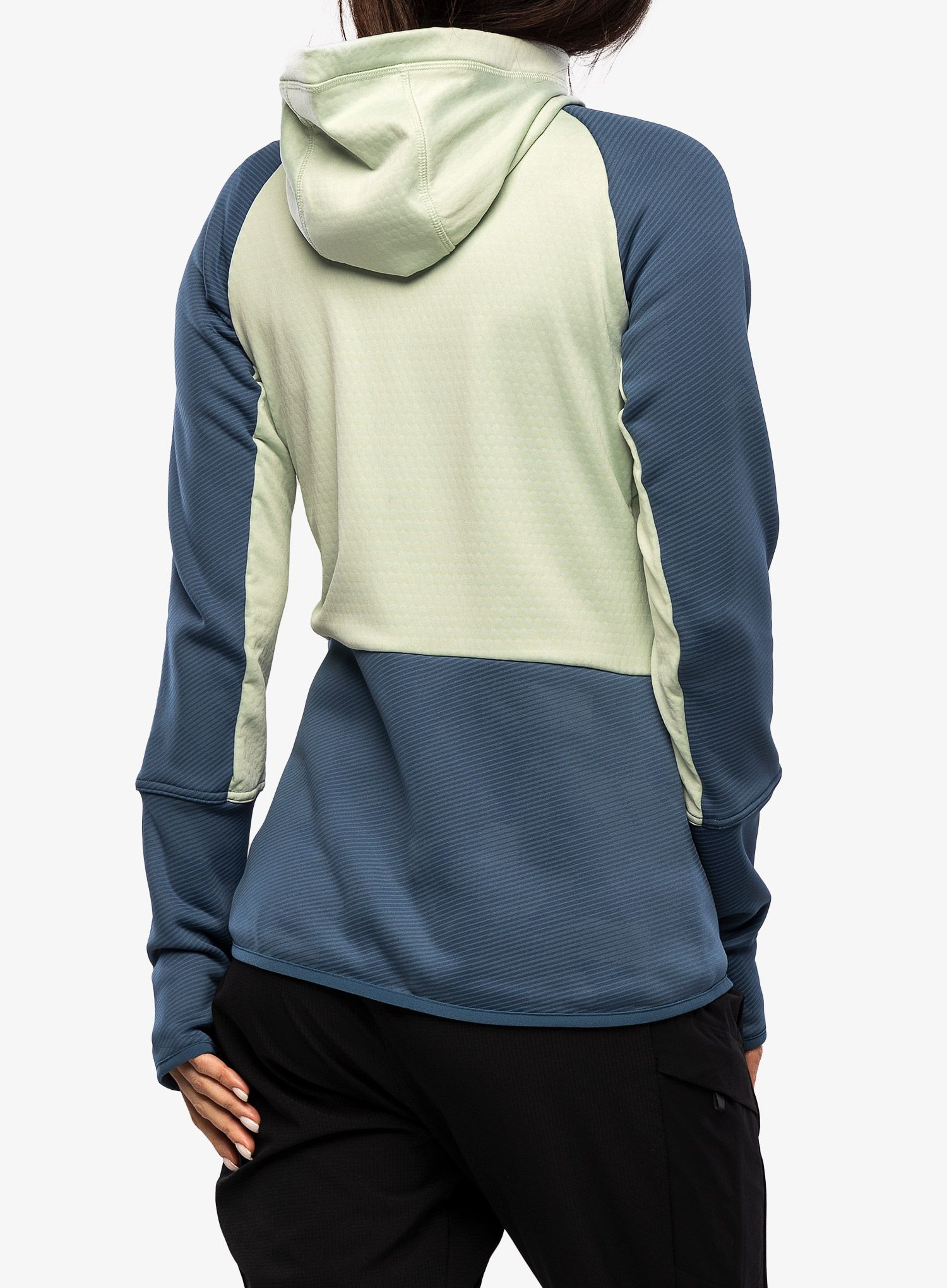 Dámská mikina adidas TERREX Tech Flooce Hooded - linen green/wonder steel