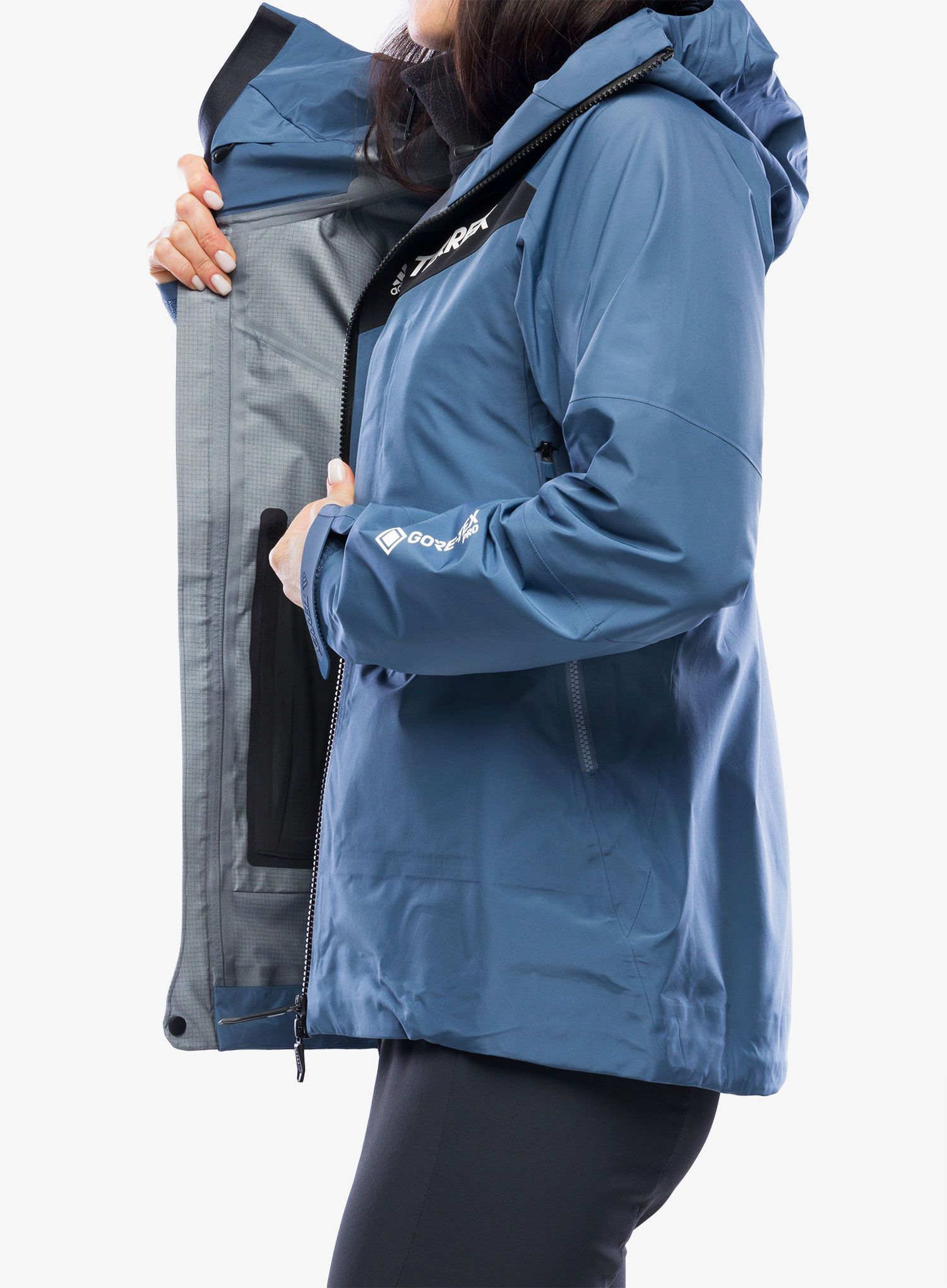 Dámská nepromokavá bunda s membránou adidas TERREX Techrock GORE-TEX Pro Jacket - wonste