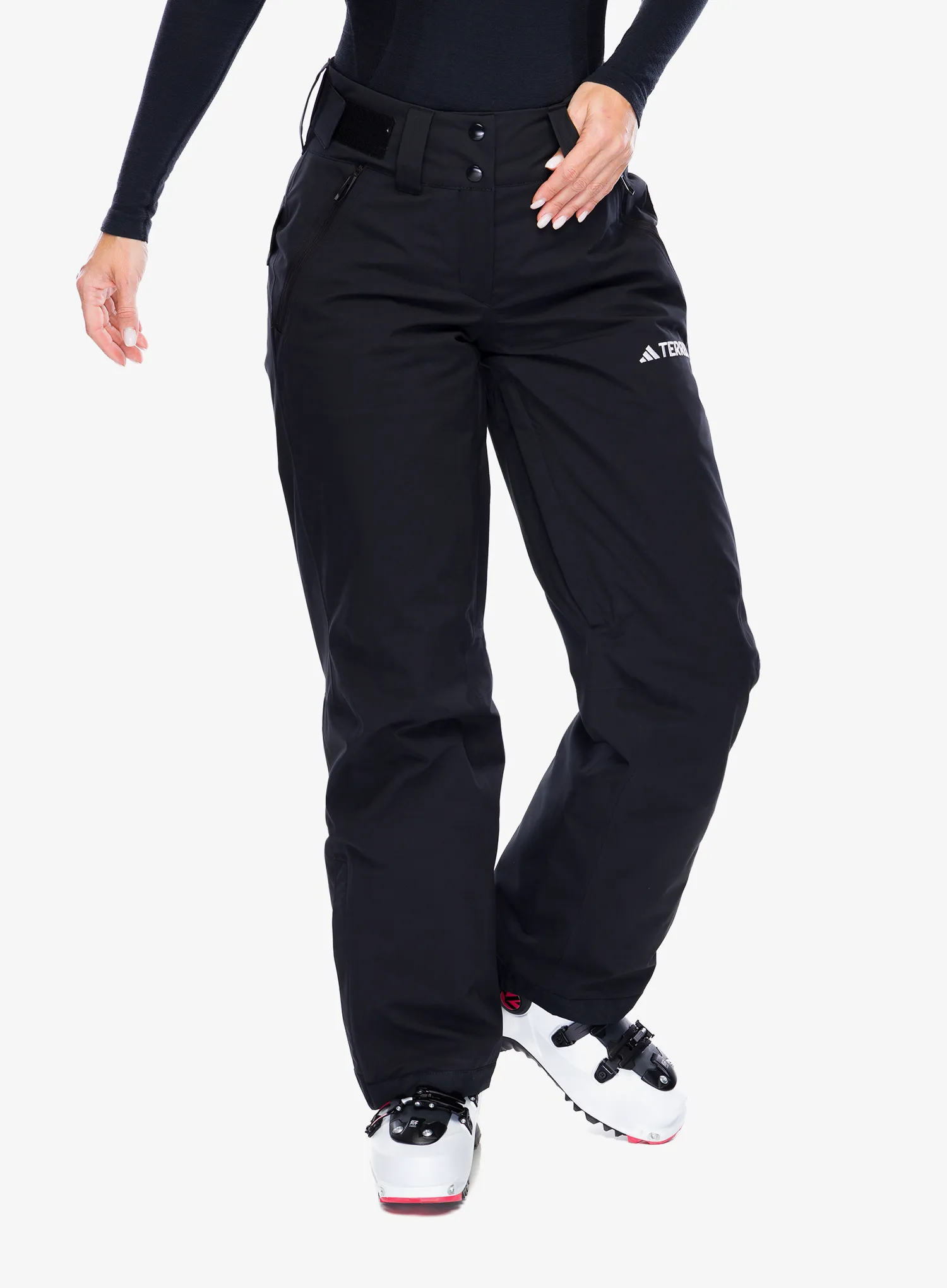 Lyžařské kalhoty dámské adidas TERREX Xperior 2L Insulated Stretch Pants - black/white