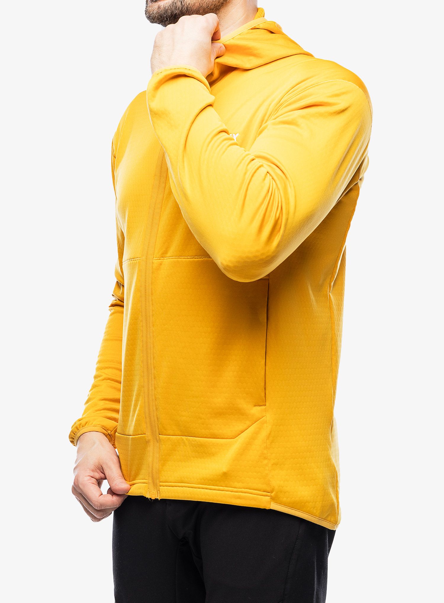 Outdoor mikina pánská adidas TERREX Xperior Light Fleece Hooded Jacket - preyel