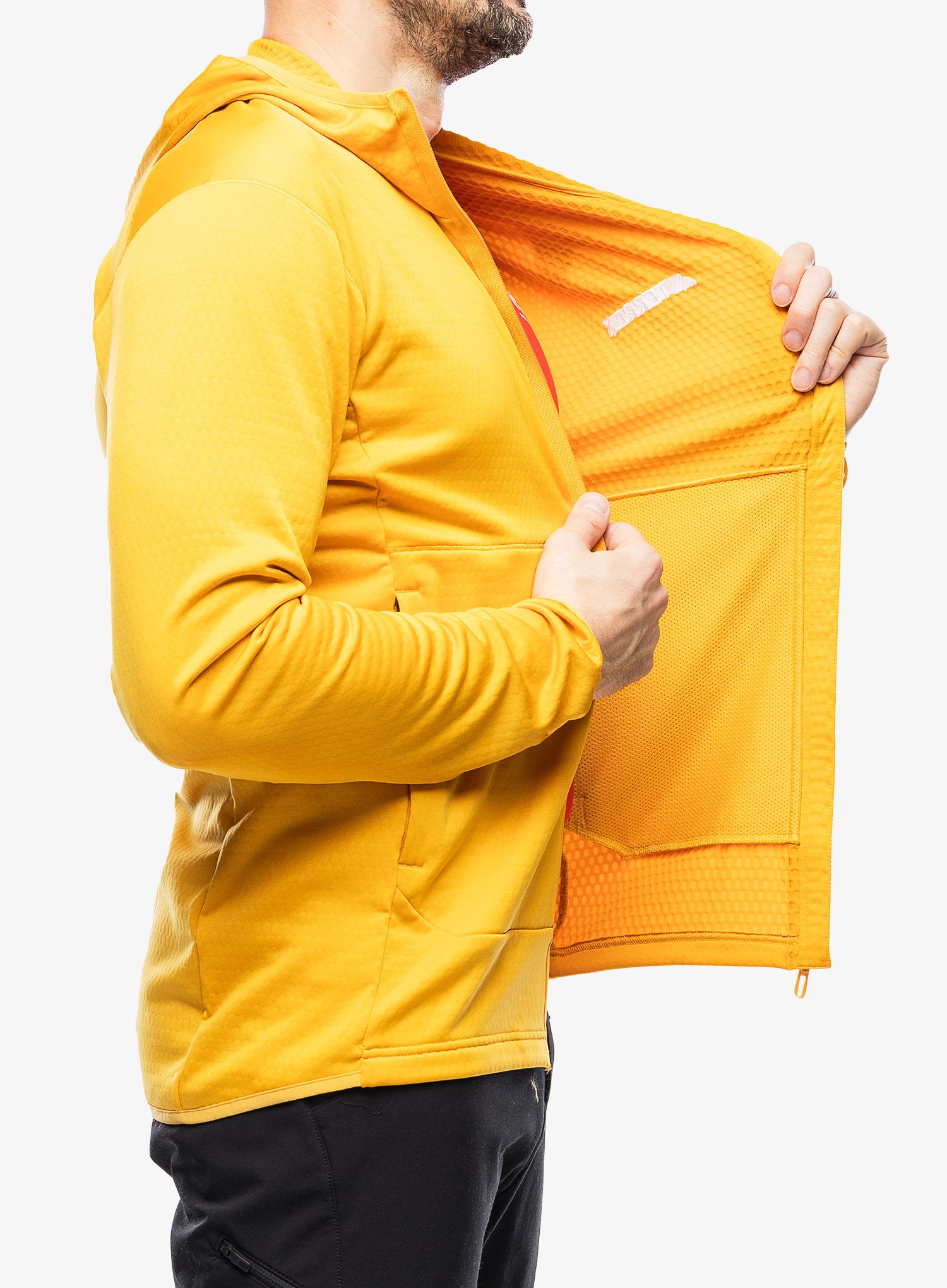 Outdoor mikina pánská adidas TERREX Xperior Light Fleece Hooded Jacket - preyel