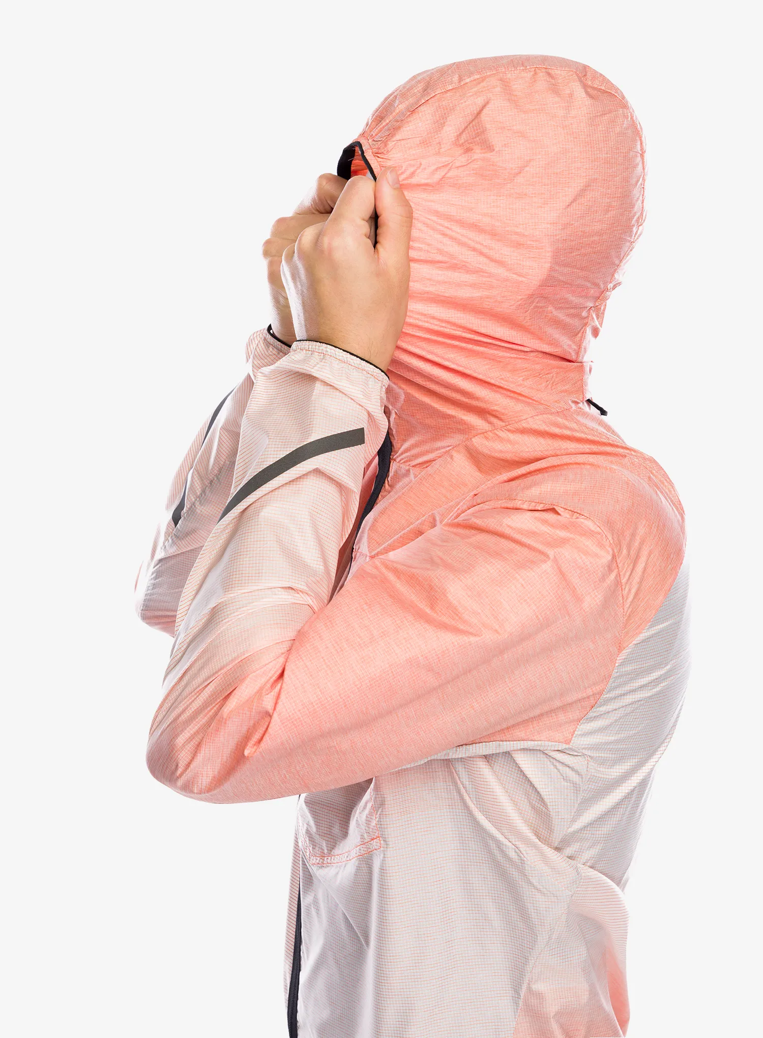 Bunda na běhání adidas TERREX Xperior Light Windweave Jacket - semi impact orange