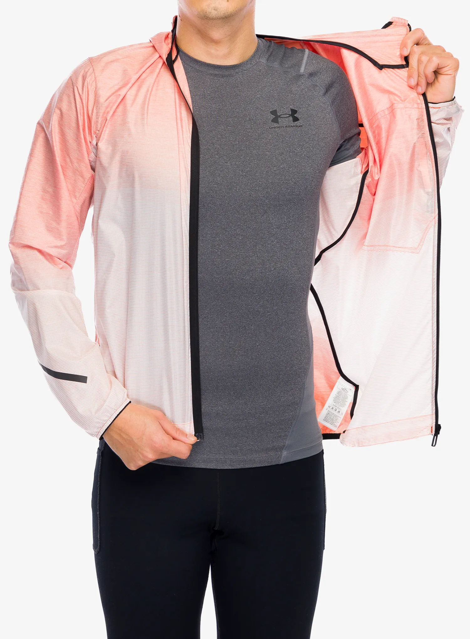 Bunda na běhání adidas TERREX Xperior Light Windweave Jacket - semi impact orange