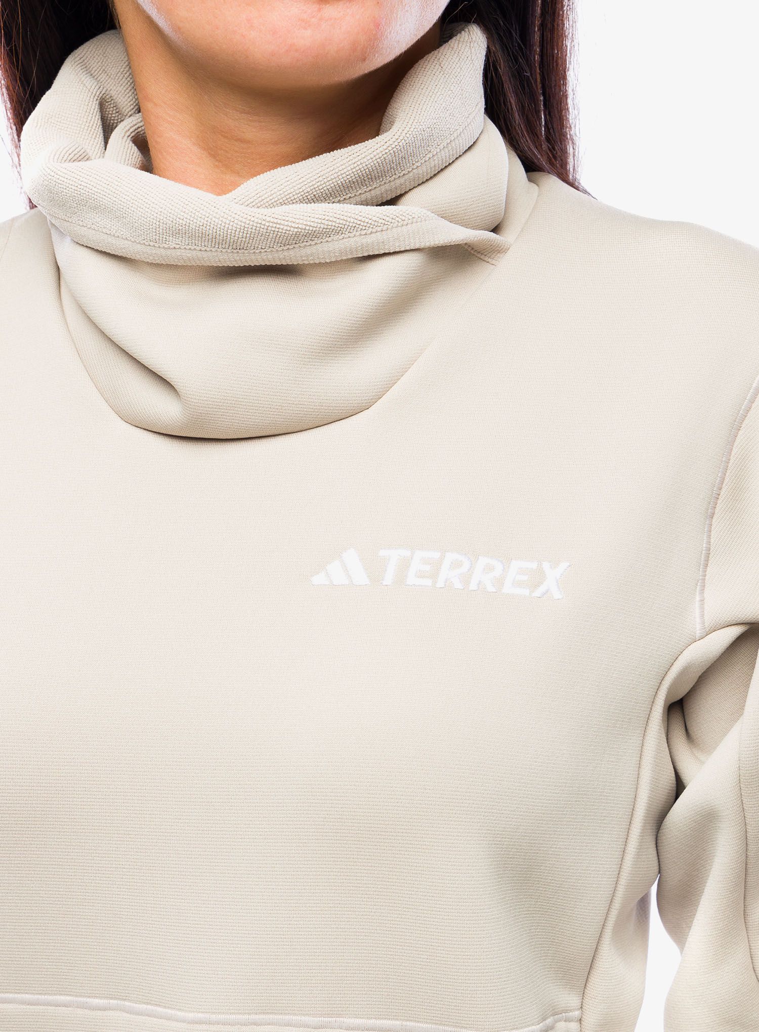 Fleece mikina dámská adidas TERREX Xperior Medium Fleece - wonder beige