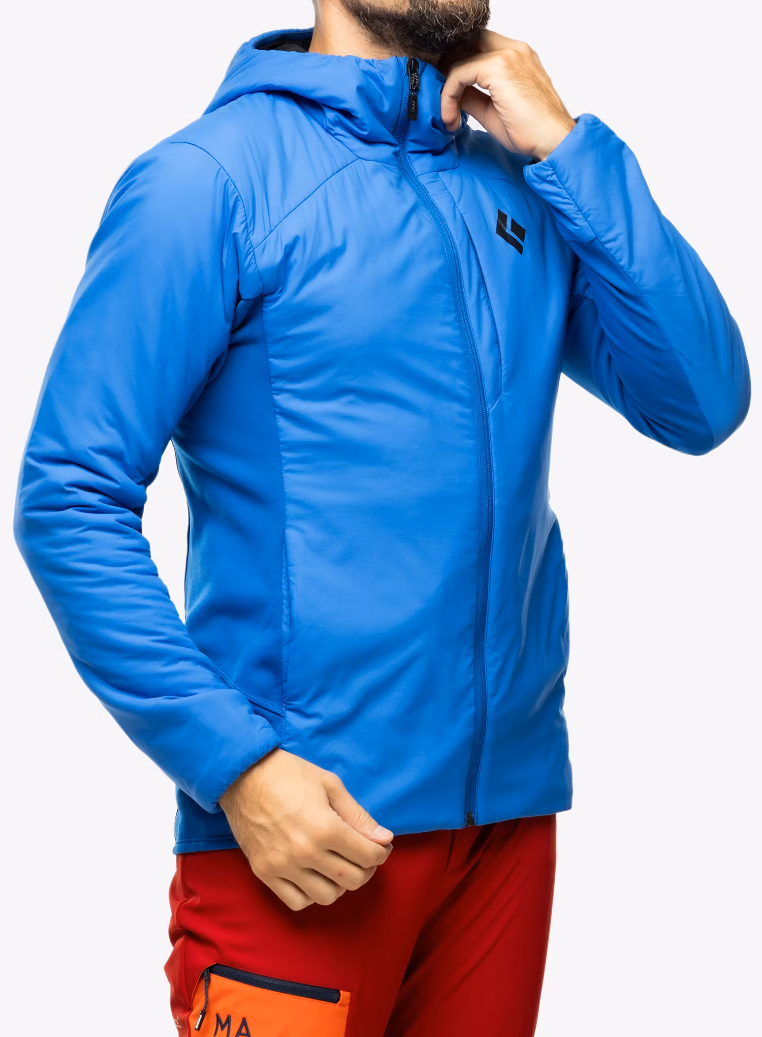 Zateplená bunda Black Diamond First Light Hybrid Hoody - drifter blue