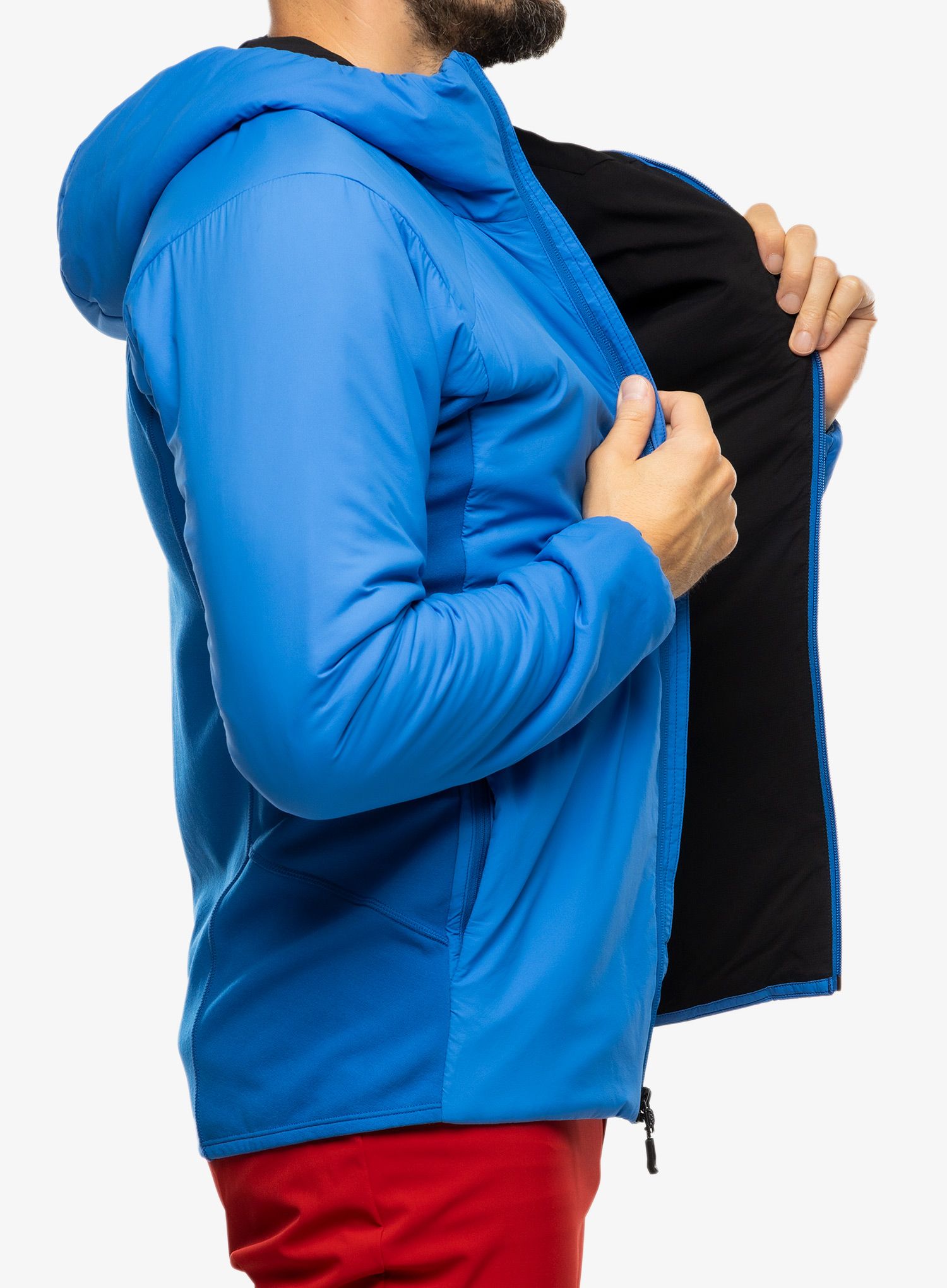 Zateplená bunda Black Diamond First Light Hybrid Hoody - drifter blue
