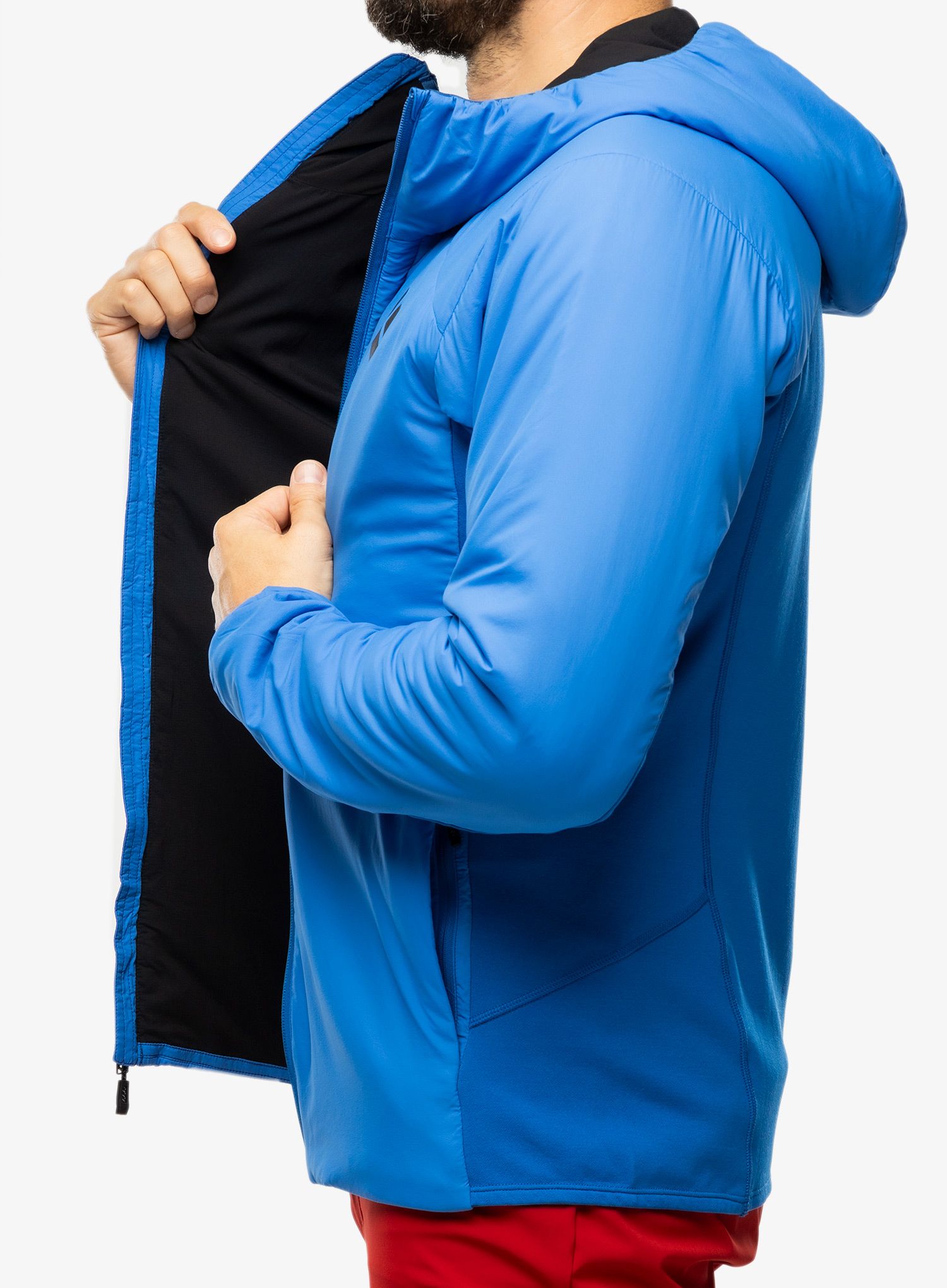 Zateplená bunda Black Diamond First Light Hybrid Hoody - drifter blue