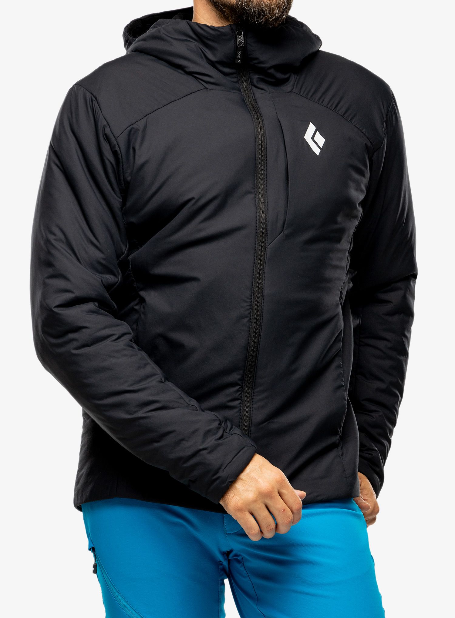 Zateplená bunda Black Diamond First Light Stretch Hoody - black