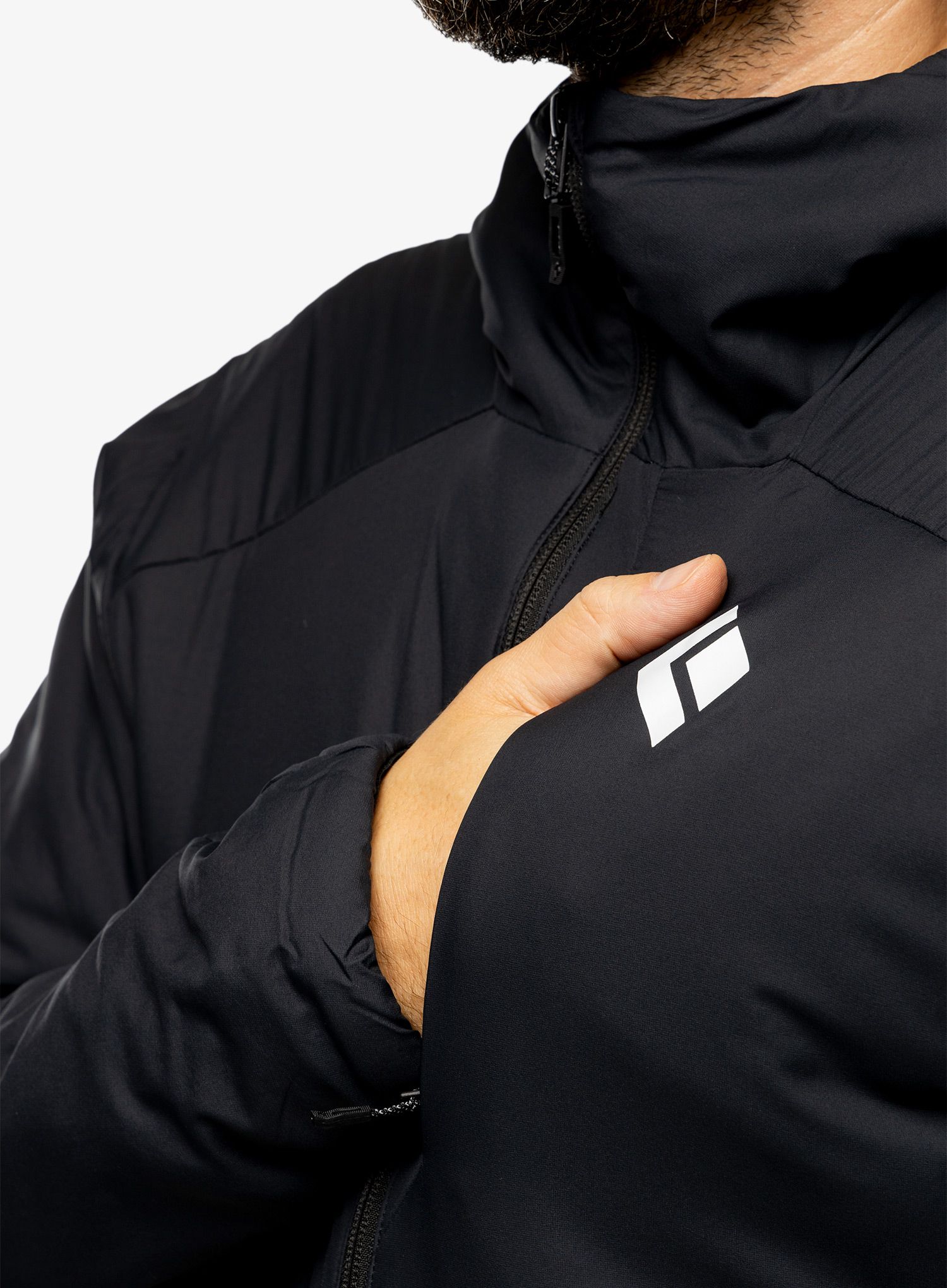 Zateplená bunda Black Diamond First Light Stretch Hoody - black