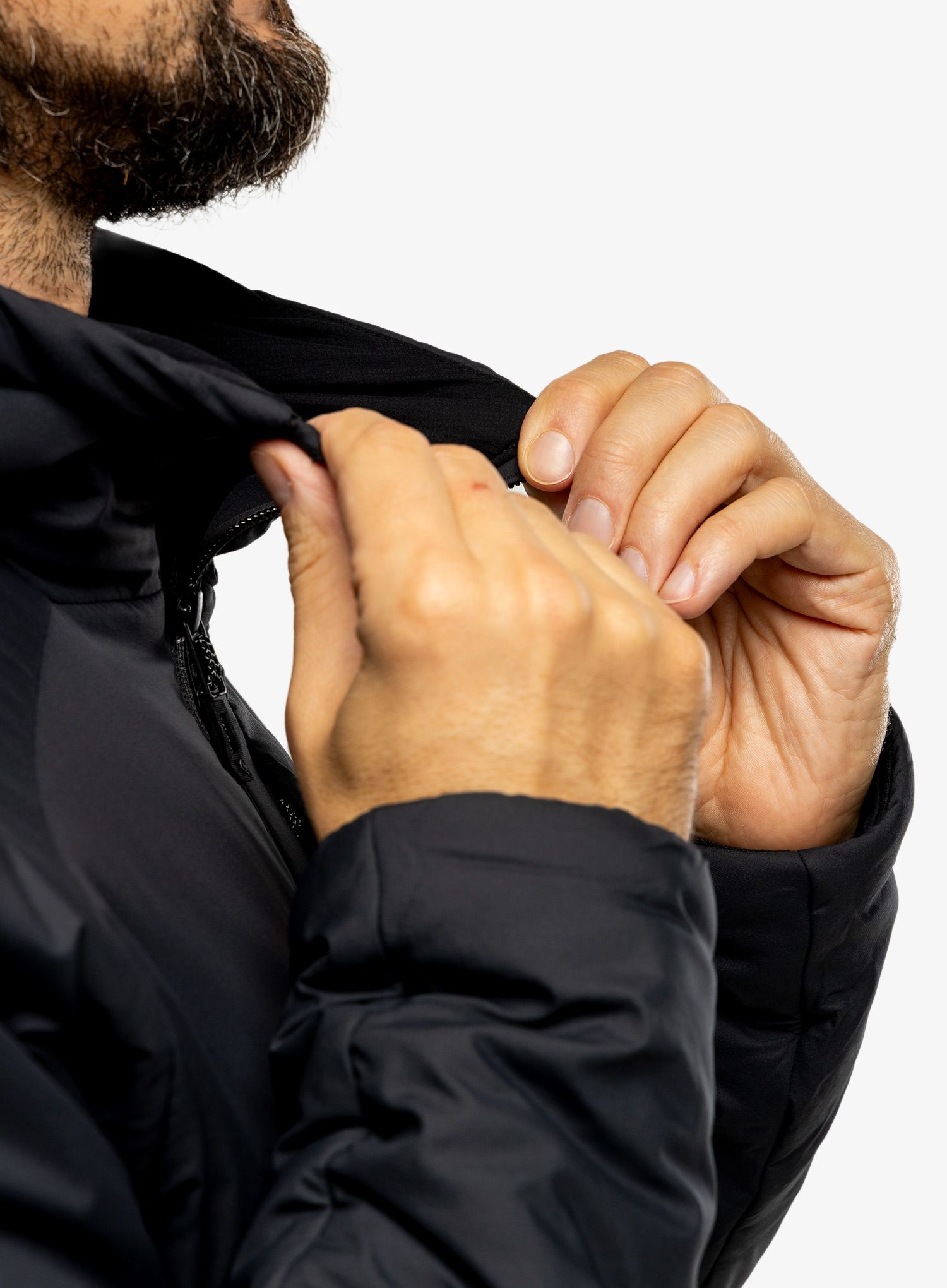 Zateplená bunda Black Diamond First Light Stretch Hoody - black