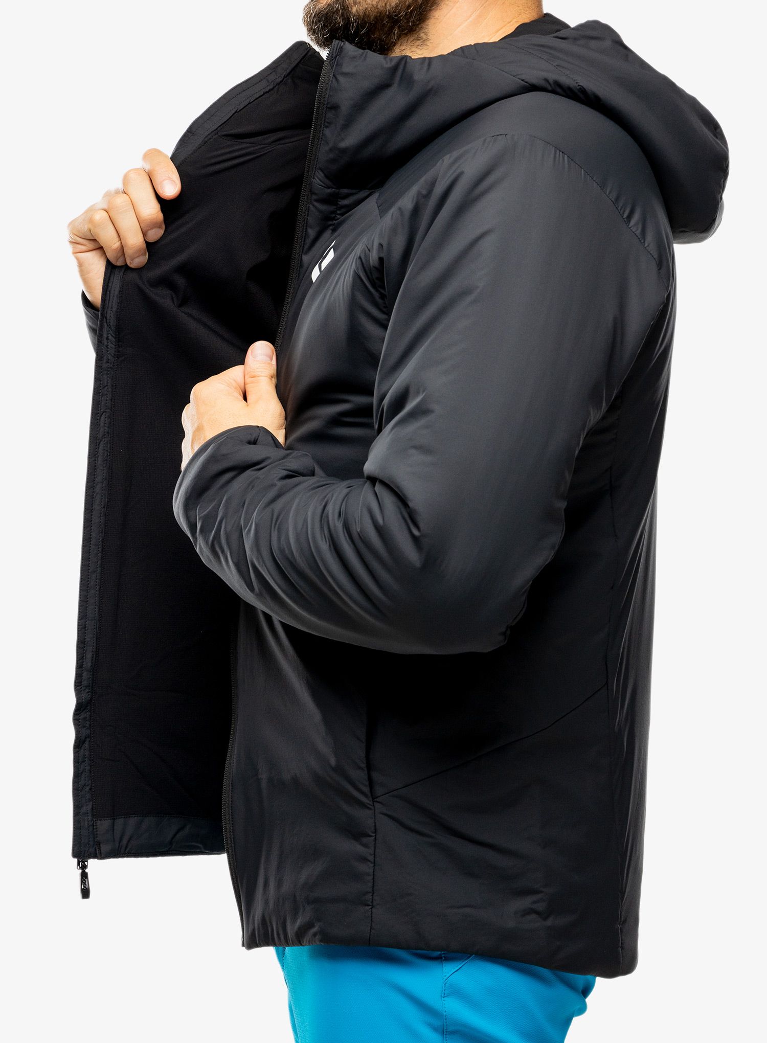 Zateplená bunda Black Diamond First Light Stretch Hoody - black