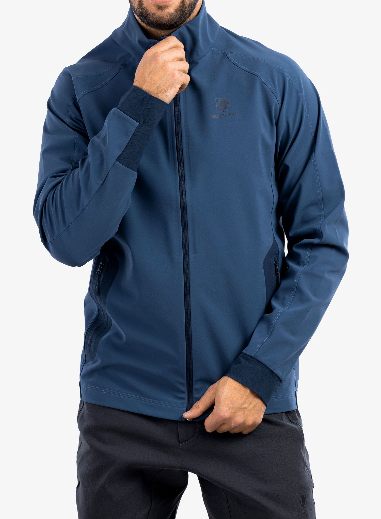 Softshellová bunda BlackYak Castana Jacket - dk denim