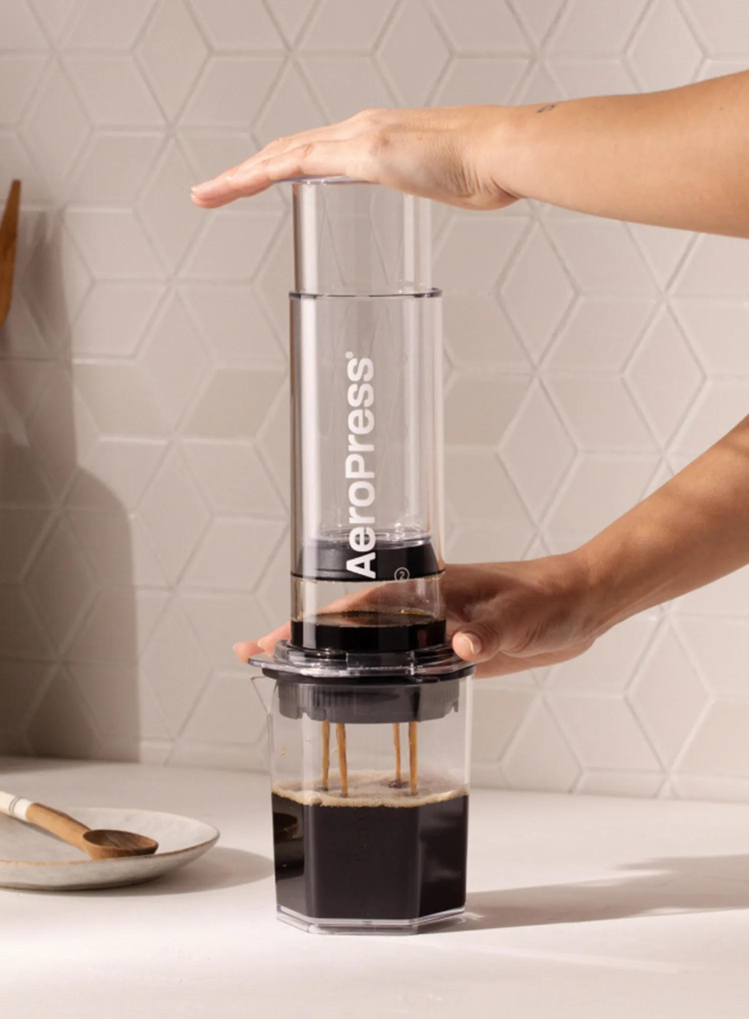 Adaptér k expreskám AeroPress Flow Control Filter Cap