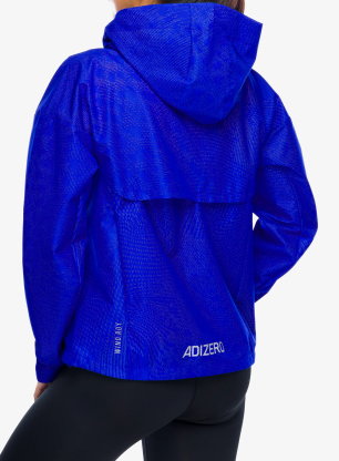 Bunda na běhání dámská adidas Adizero Jacket - lucid blue/blue