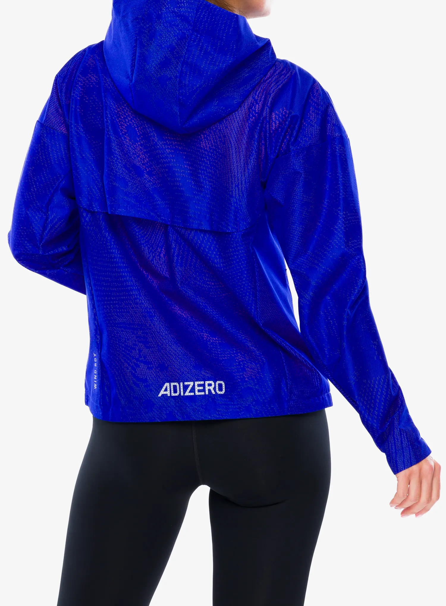 Bunda na běhání dámská adidas Adizero Jacket - lucid blue/blue