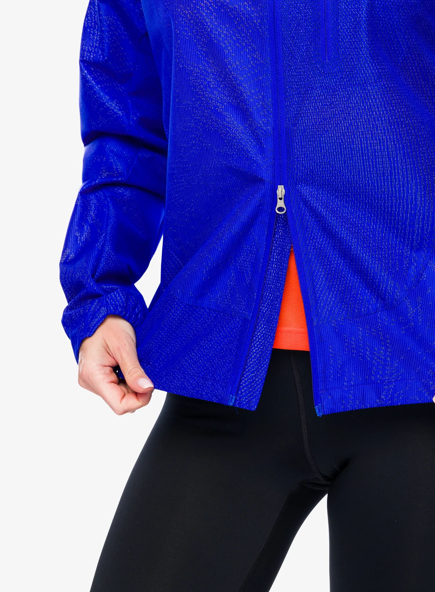 Bunda na běhání dámská adidas Adizero Jacket - lucid blue/blue
