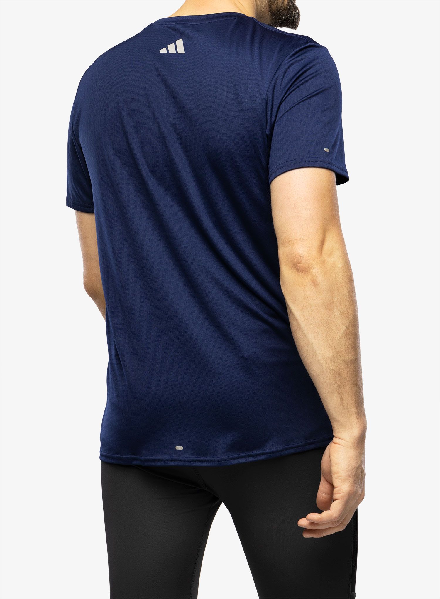 Běžecké tričko adidas Brand Love Graphic Tee - dark blue/blue fusion