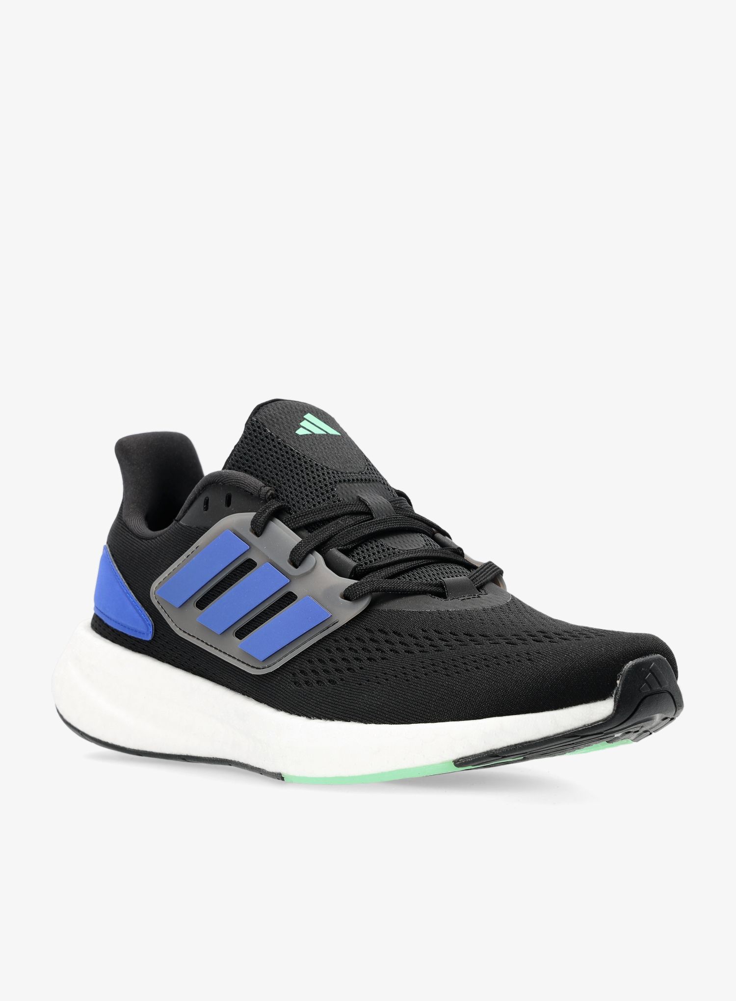 Boty na běhání pánské adidas Pureboost 22 - black/blue/white