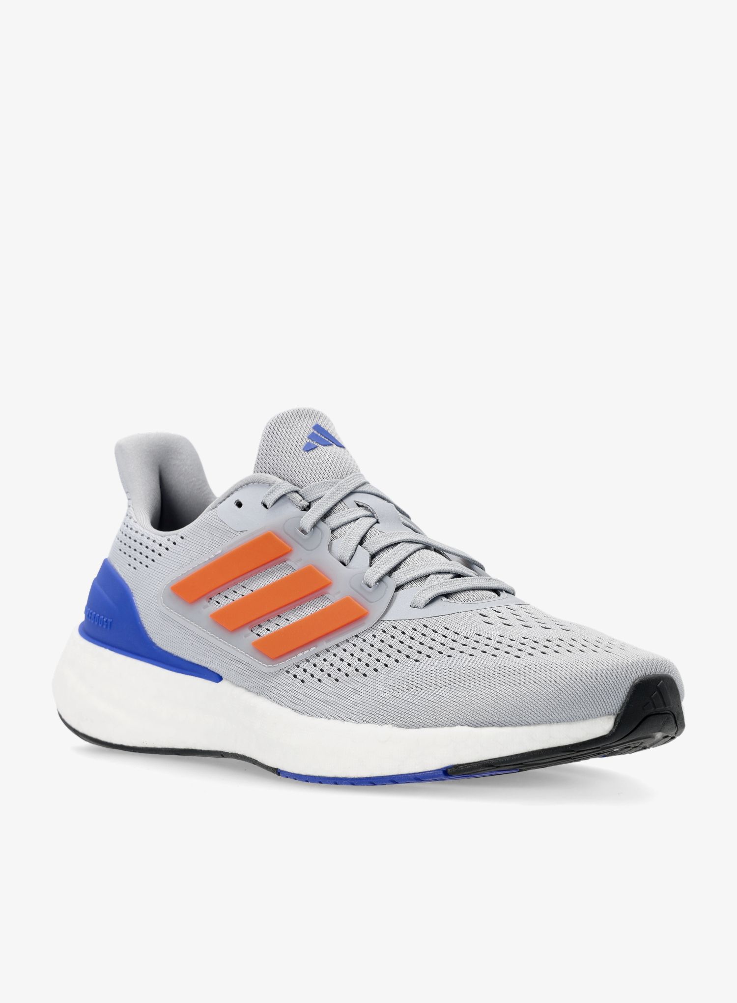 Běžecké boty pánské adidas Pureboost 23 - halo silver/solar red/lucid bl