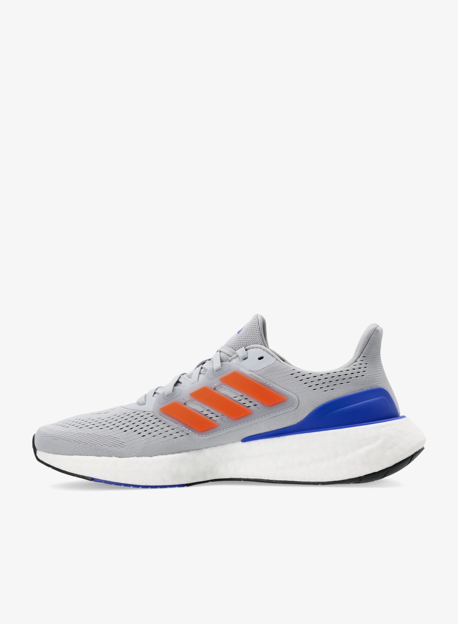 Běžecké boty pánské adidas Pureboost 23 - halo silver/solar red/lucid bl