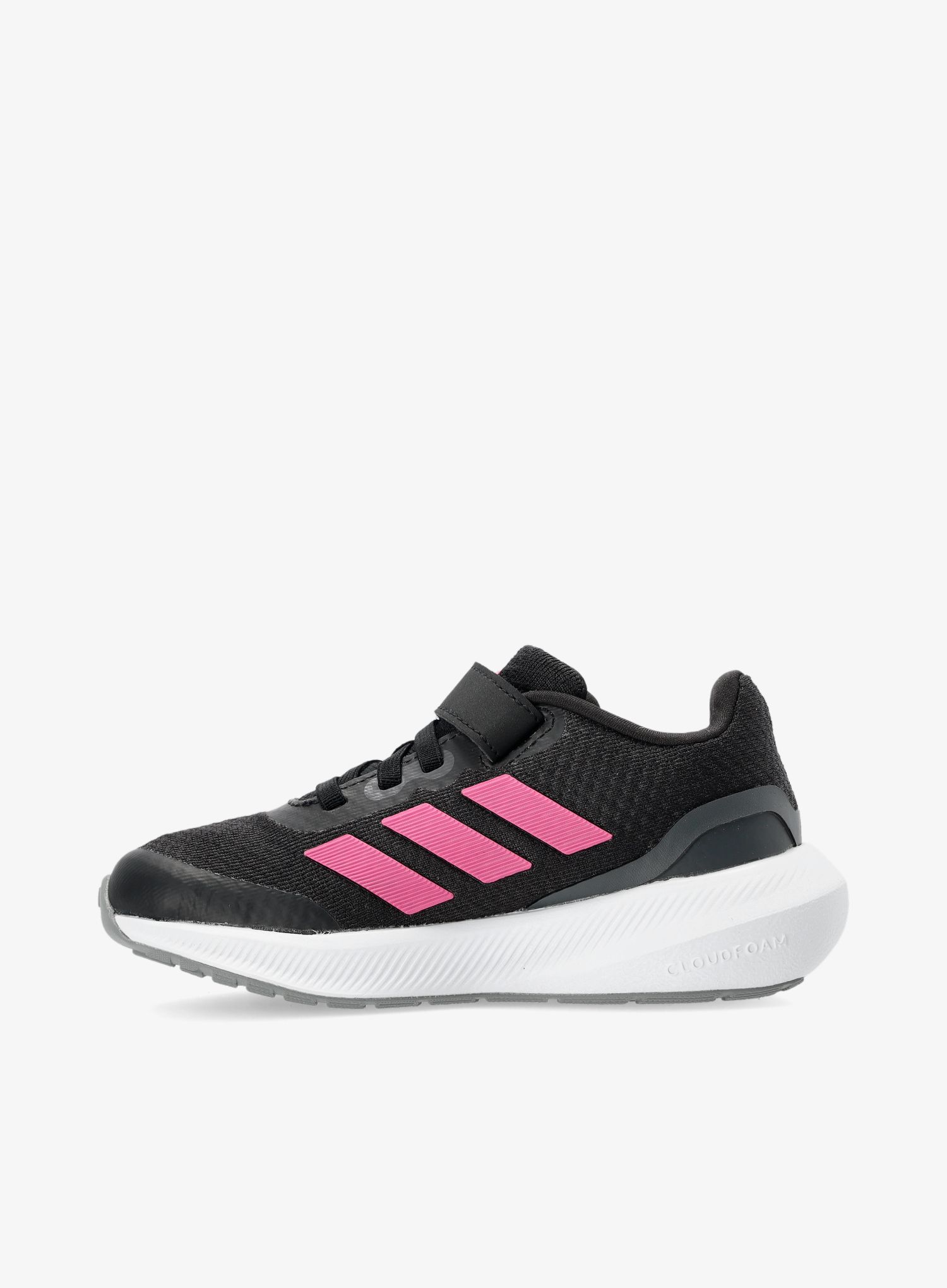 Dětské boty adidas Runfalcon 3.0 Elastic Lace Top Strap - black/pulse magenta/grey six