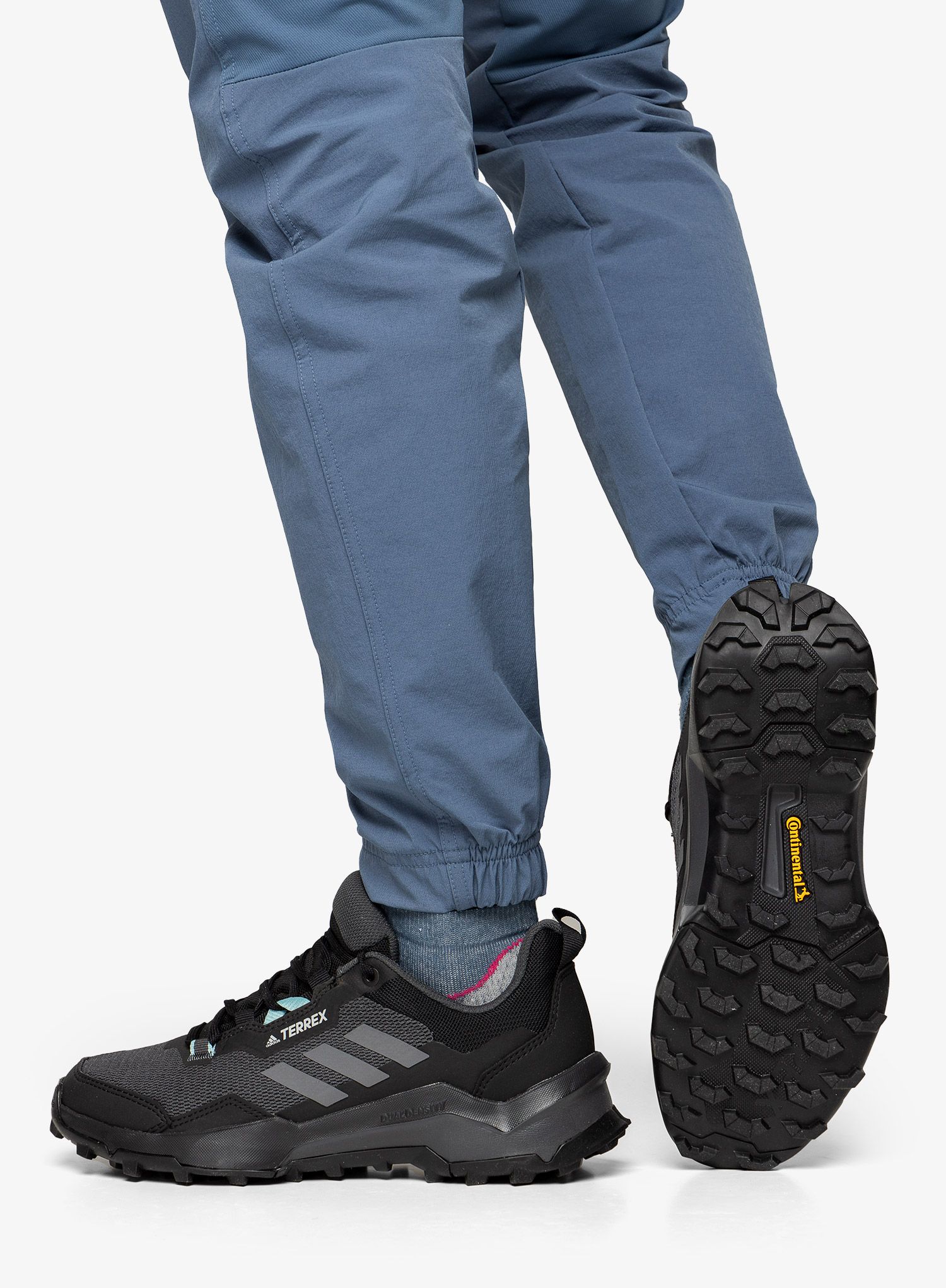 Trekové boty dámské adidas TERREX AX4 - core black/grey three/mint ton