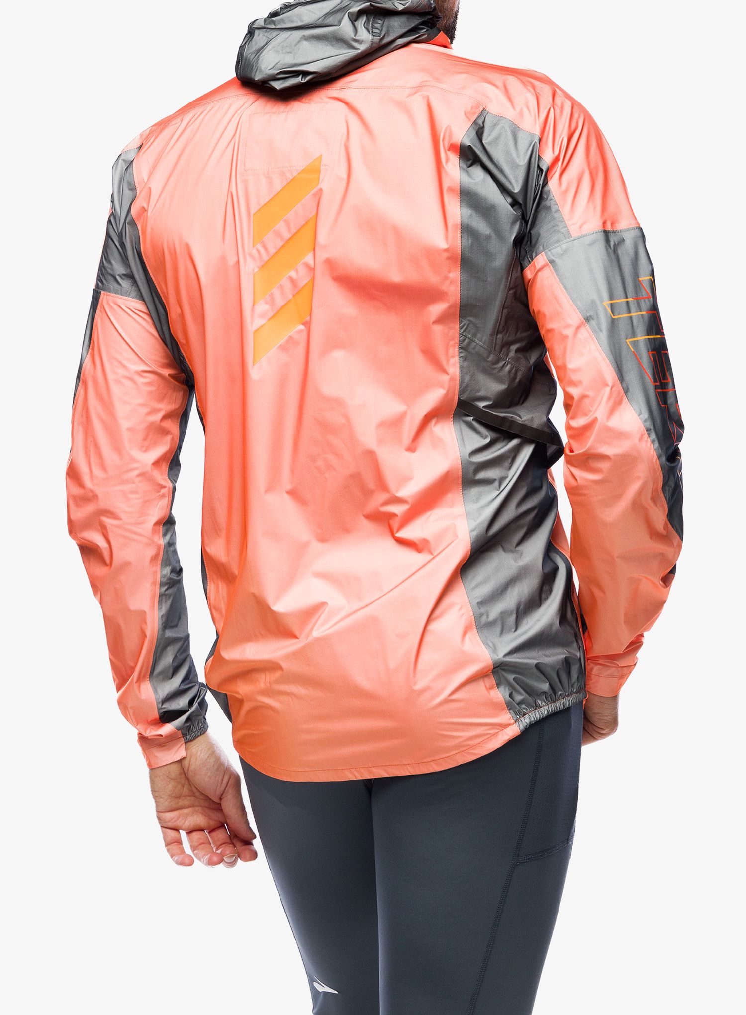 Bunda na běhání adidas TERREX Agravic 3L Pro Rain Jacket - semi impact orange