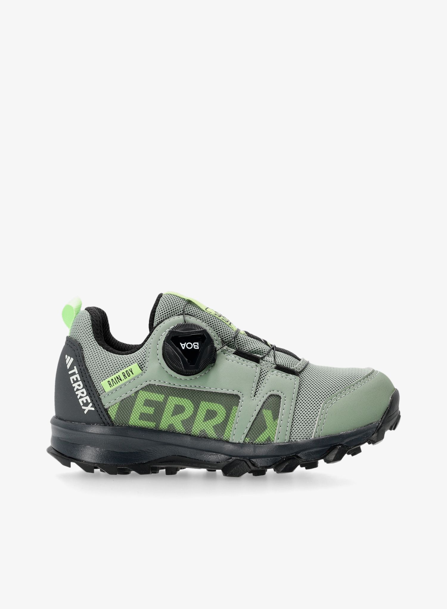 Dětské boty adidas TERREX Agravic BOA RAIN.RDY - silver green/black/green spark