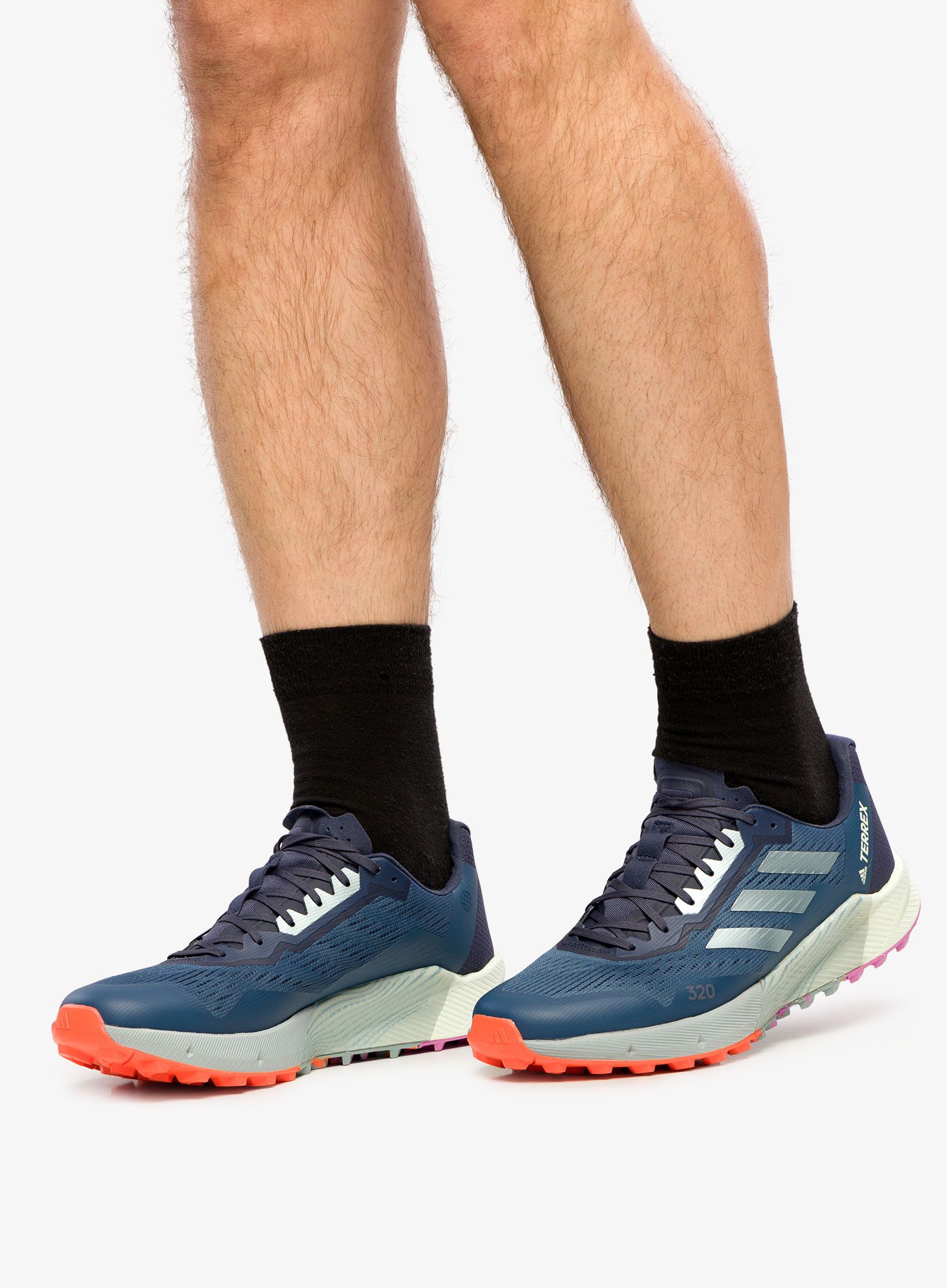Běžecká obuv adidas TERREX Agravic Flow 2 - steel/magic grey/orange
