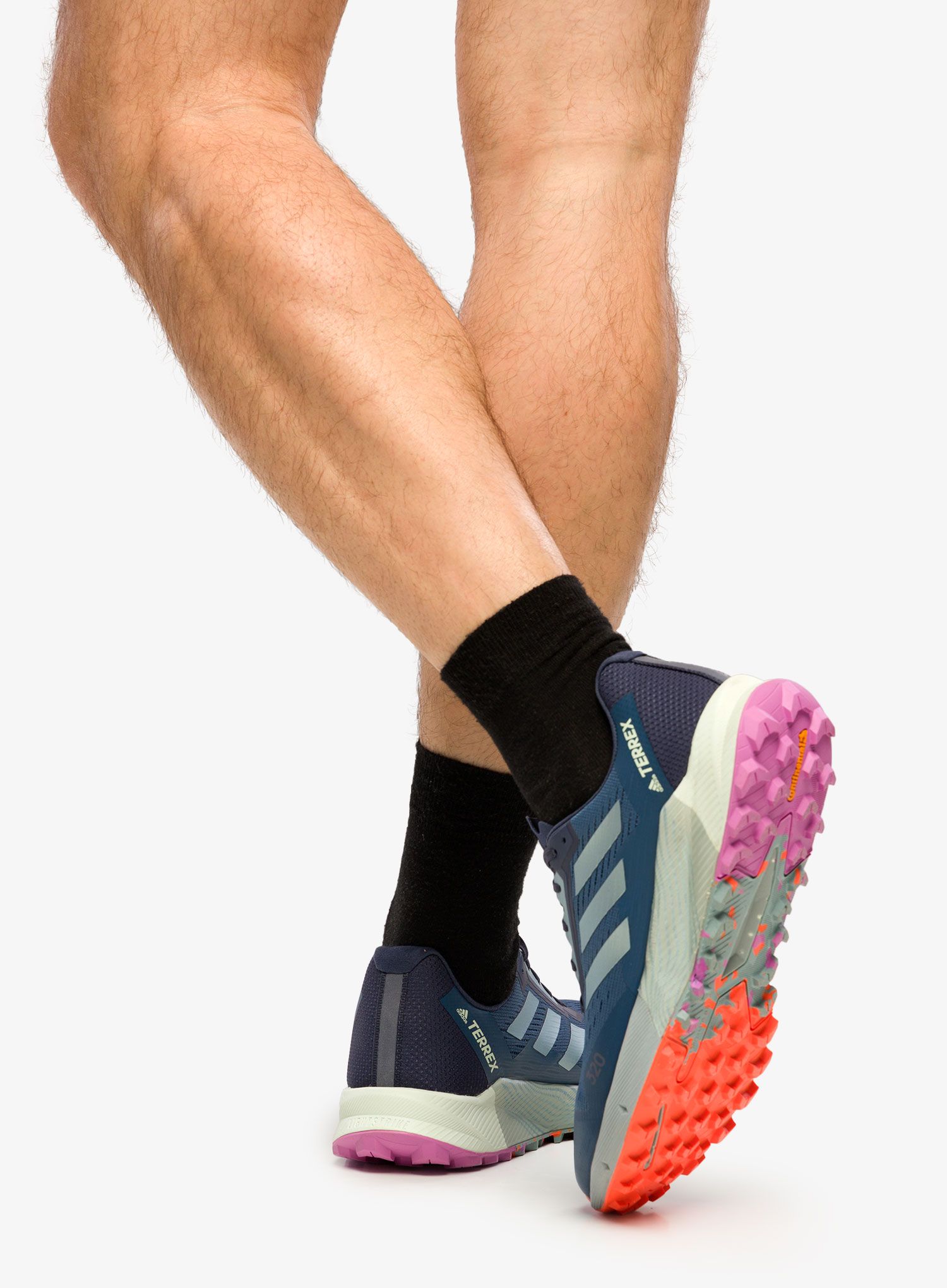 Běžecká obuv adidas TERREX Agravic Flow 2 - steel/magic grey/orange