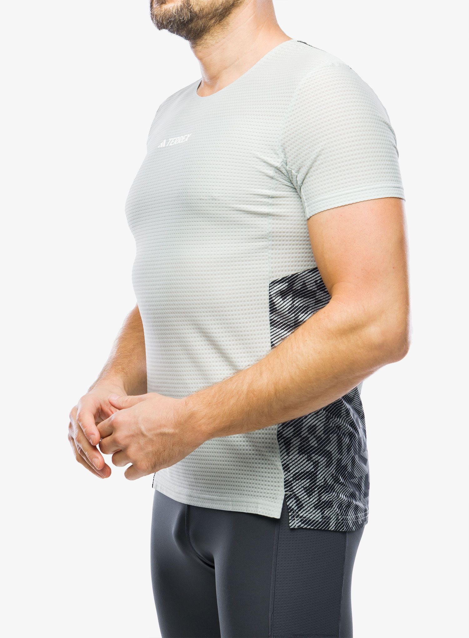 Běžecké tričko pánské adidas TERREX Agravic Pro Trail Running T-Shirt - wonsil/black