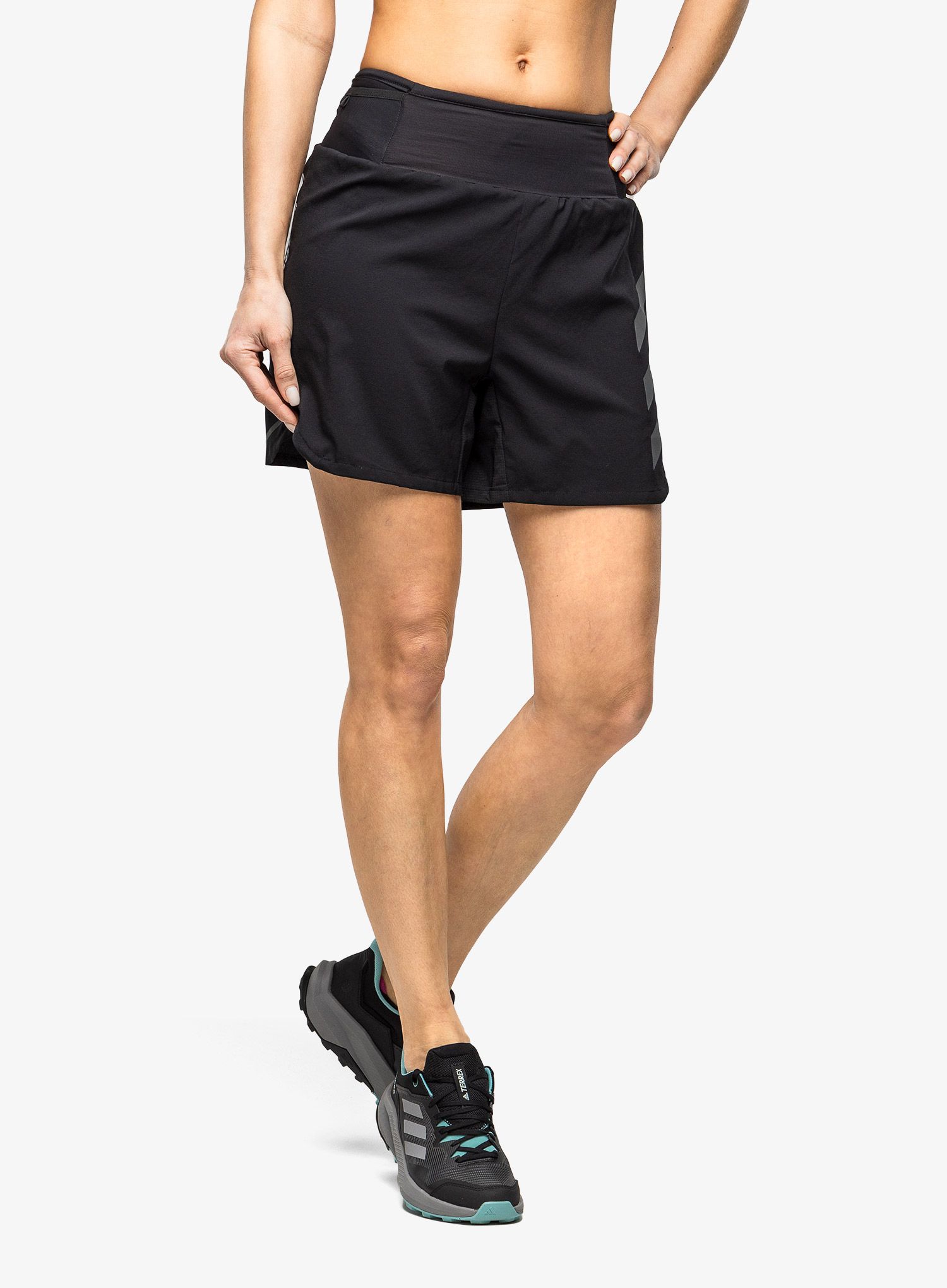 Běžecké kraťasy dámské adidas TERREX Agravic Trail Running Shorts - black