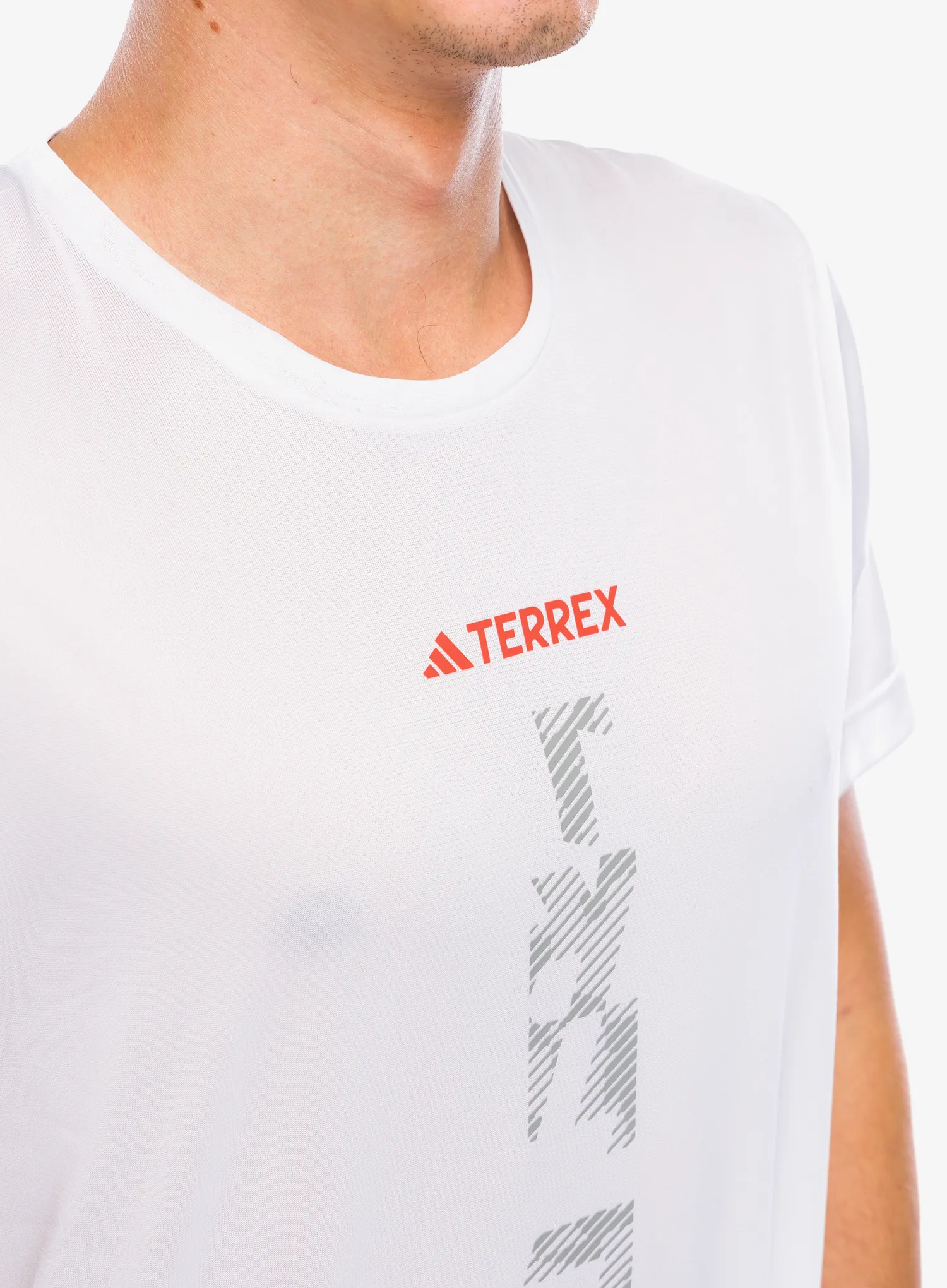Běžecké tričko adidas TERREX Agravic Trail Running T-Shirt - white