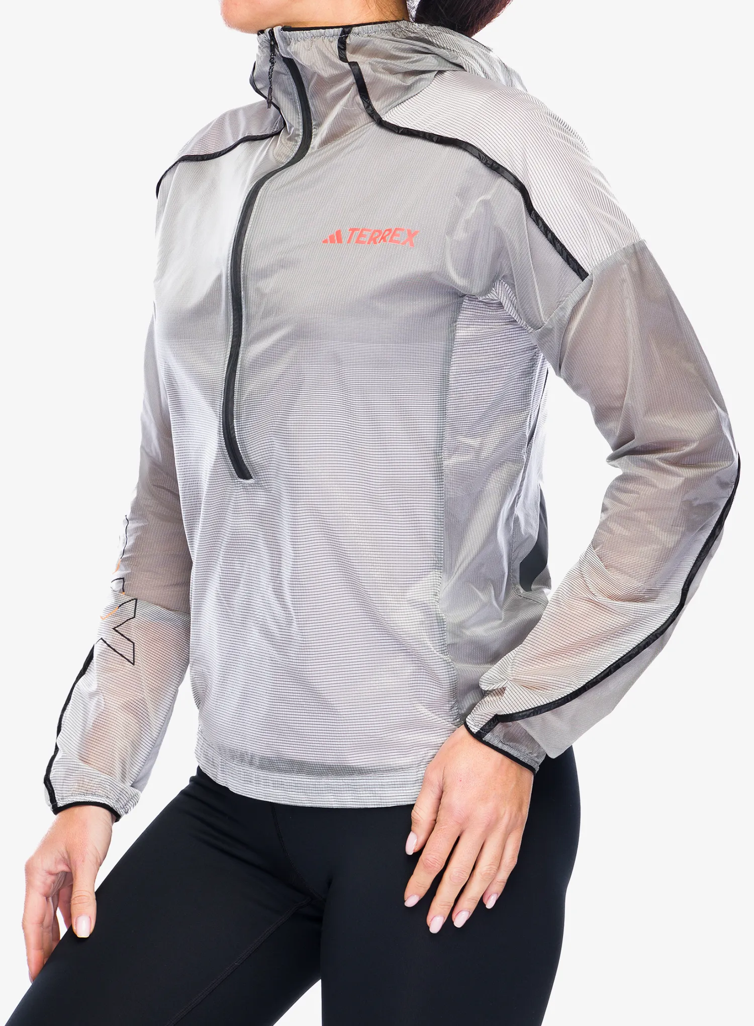 Bunda na běhání dámská adidas TERREX Agravic Windweave Pro Windbreaker - non-dye