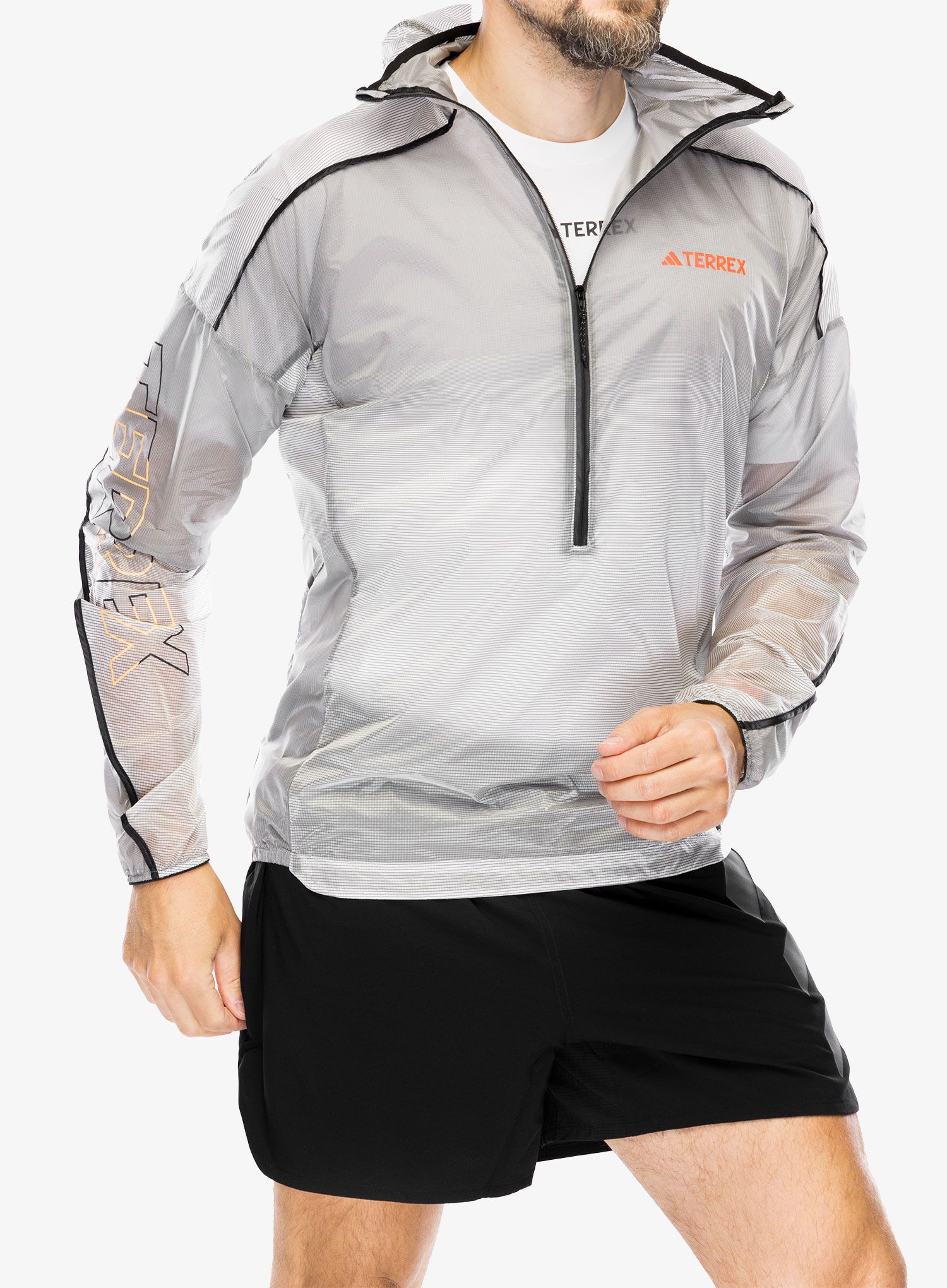Bunda na běhání adidas TERREX Agravic Windweave Pro Windbreaker - non-dye