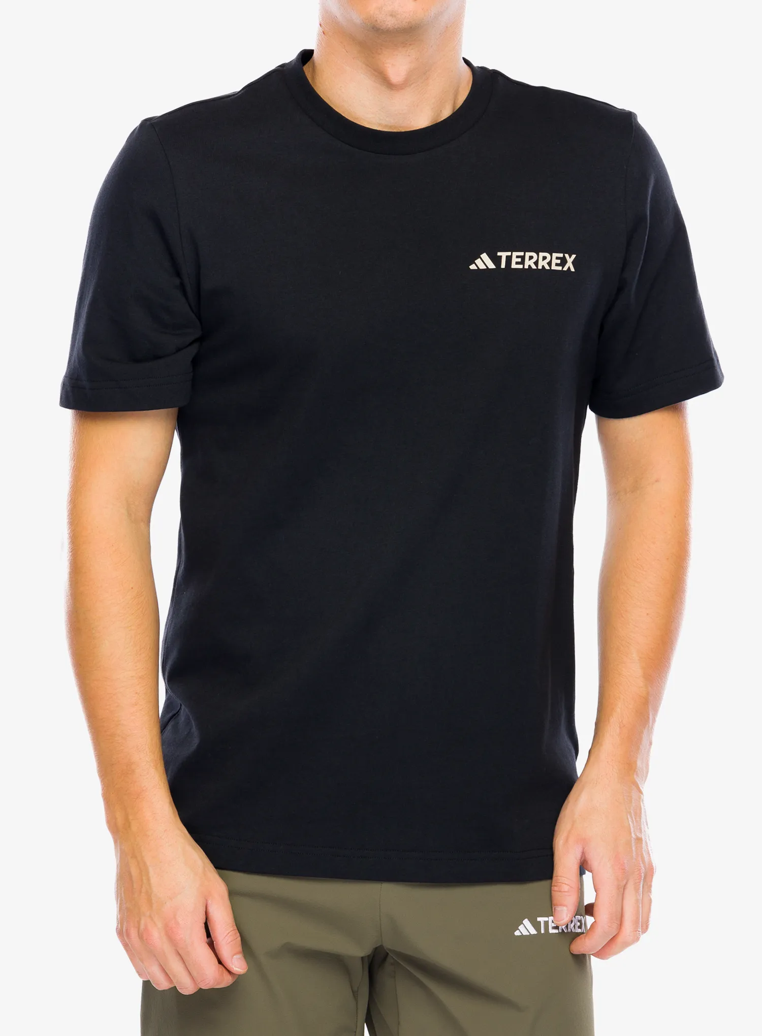 Bavlněné tričko adidas TERREX Back Graphic T-Shirt - black