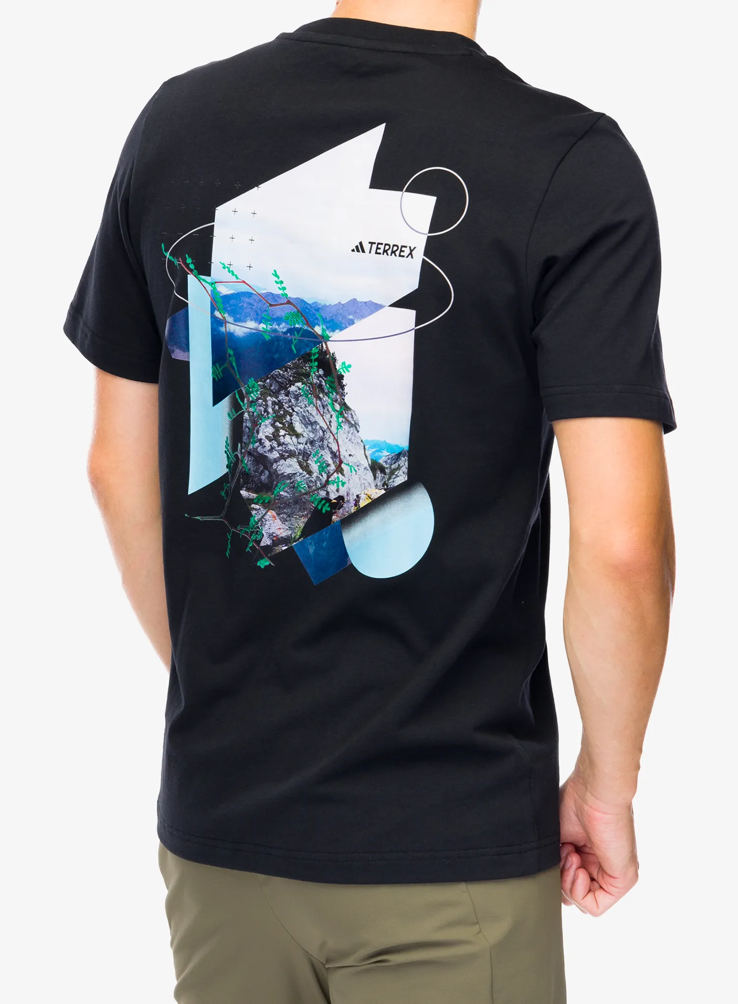 Bavlněné tričko adidas TERREX Back Graphic T-Shirt - black
