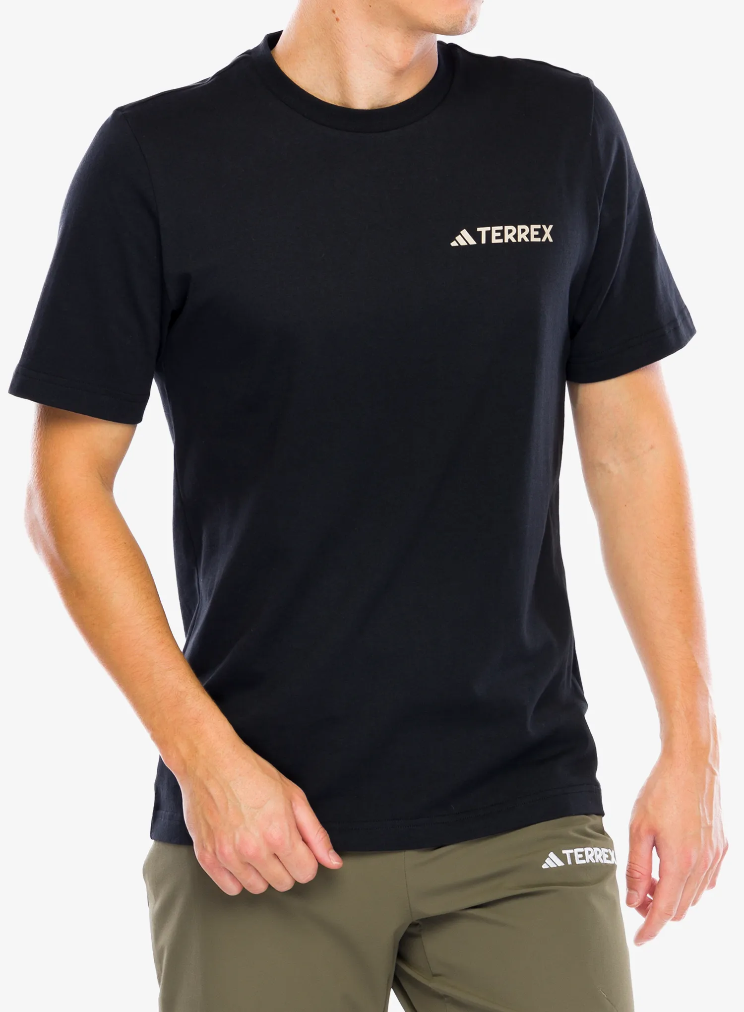 Bavlněné tričko adidas TERREX Back Graphic T-Shirt - black