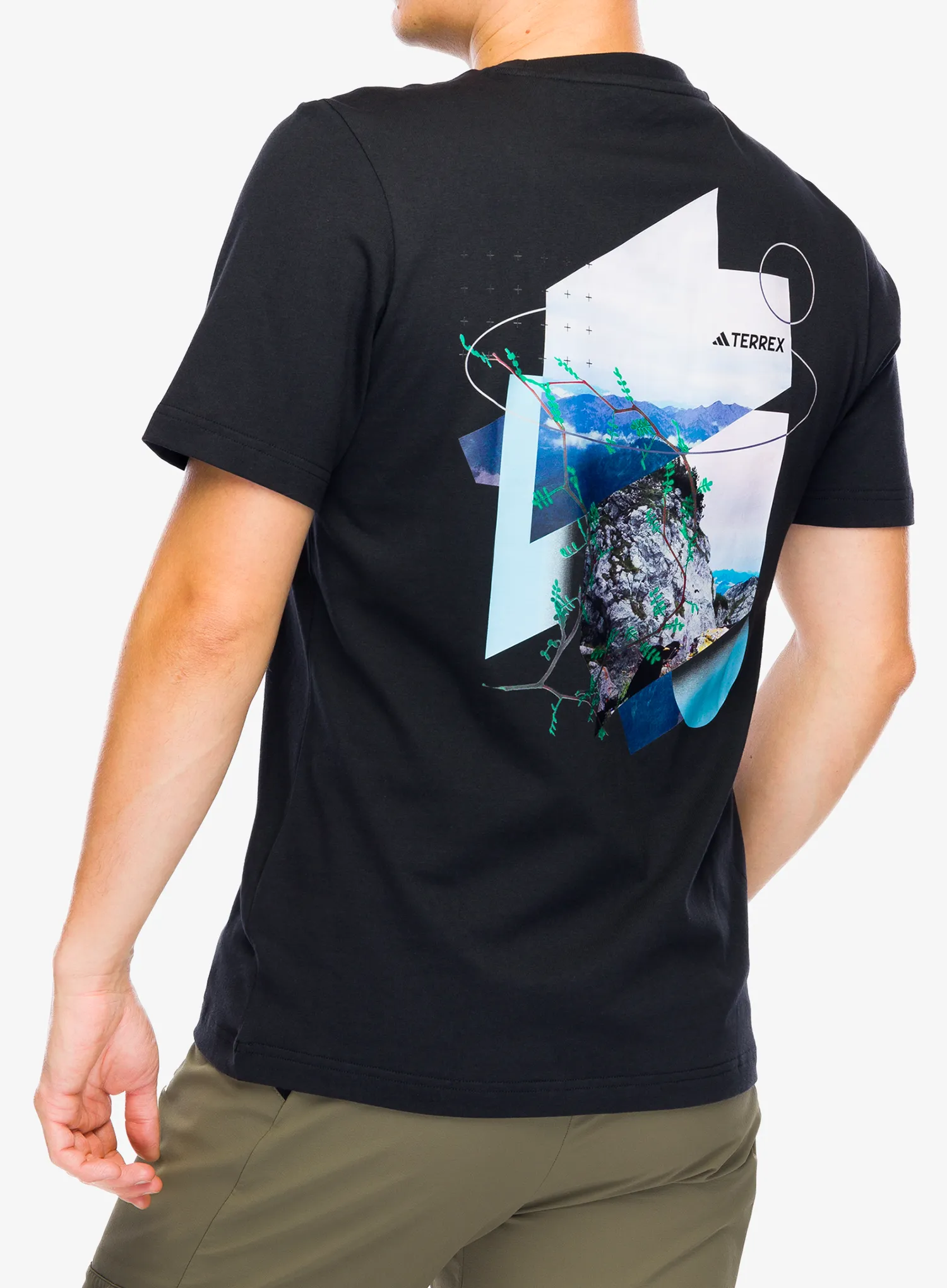 Bavlněné tričko adidas TERREX Back Graphic T-Shirt - black