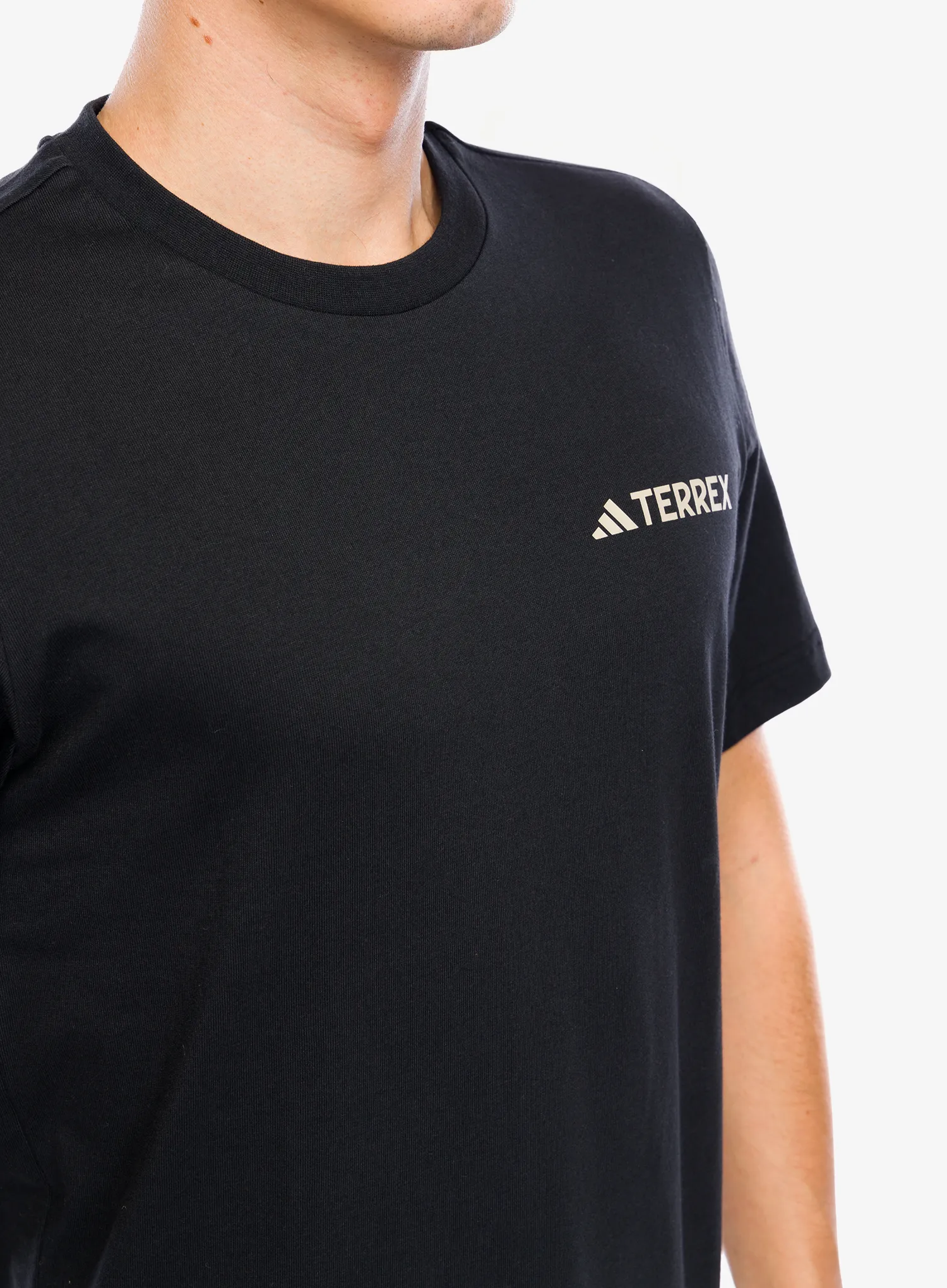 Bavlněné tričko adidas TERREX Back Graphic T-Shirt - black