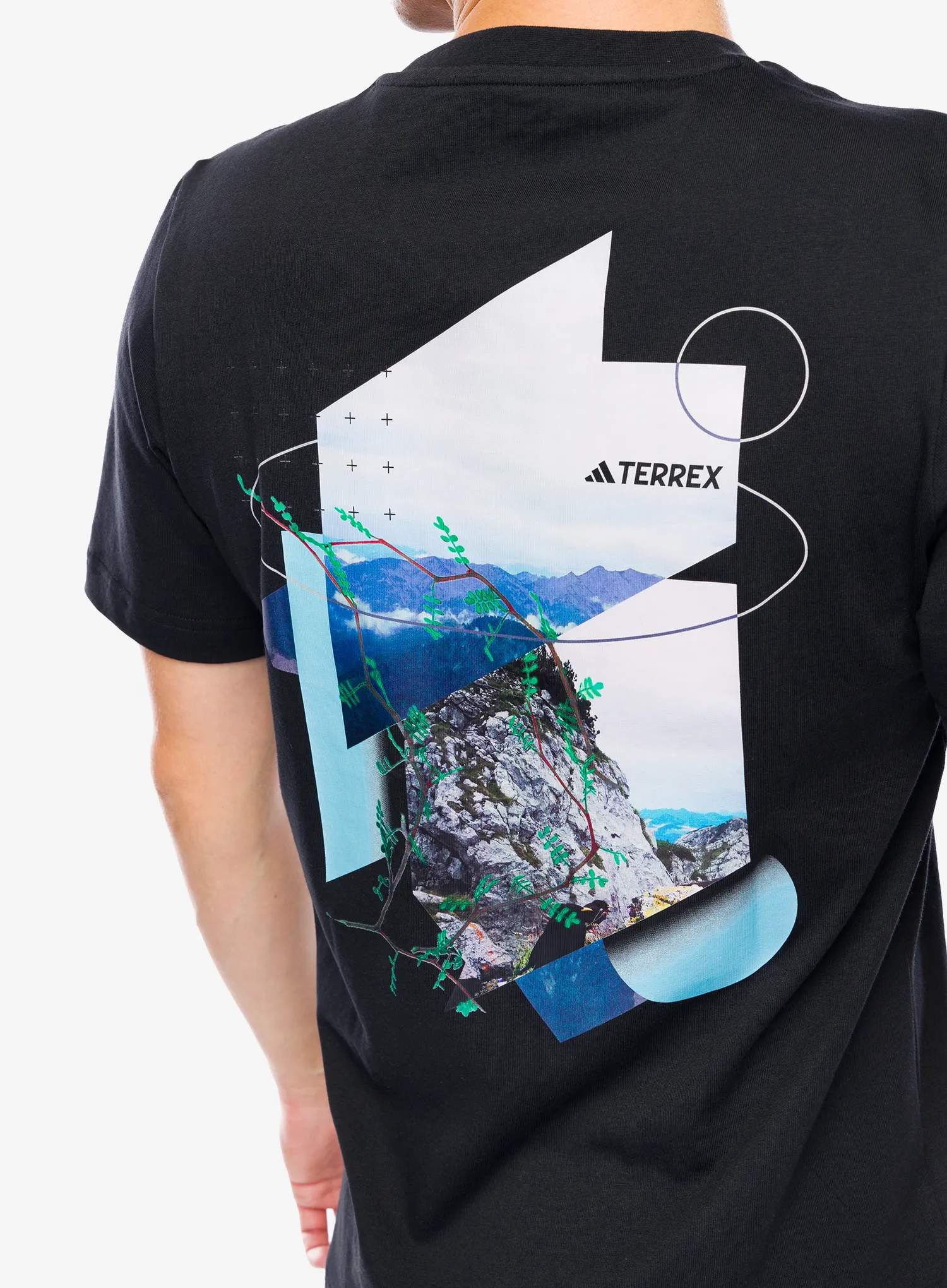 Bavlněné tričko adidas TERREX Back Graphic T-Shirt - black