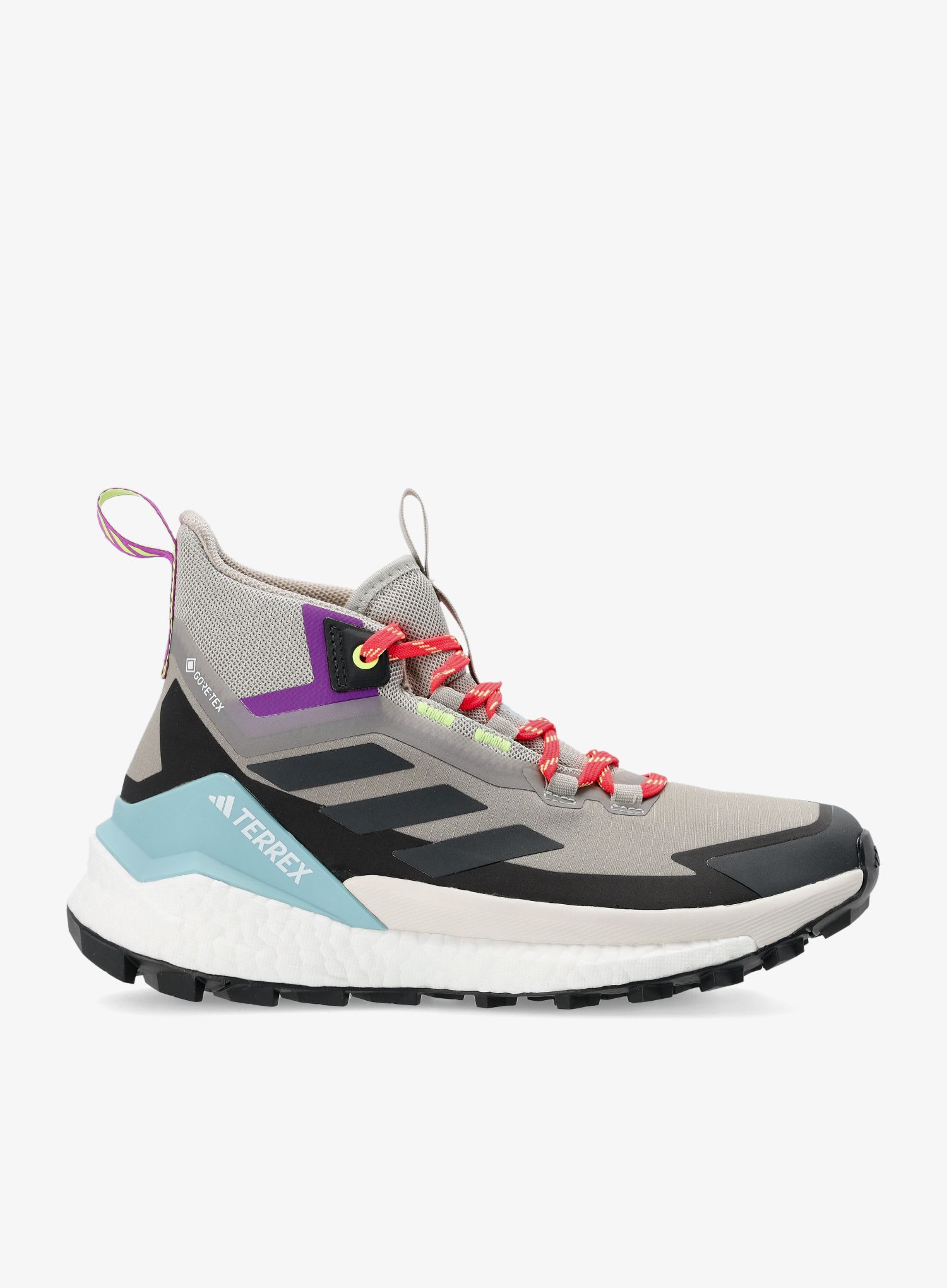 Turistické boty dámské adidas TERREX Free Hiker 2 GTX - trace cargo/carbon/act purple