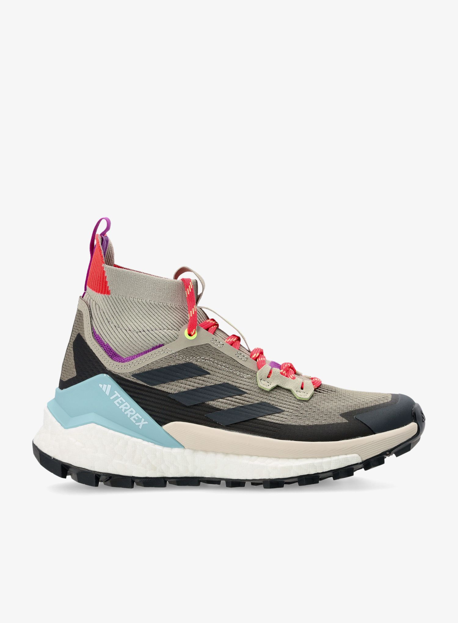 Vysoké turistické boty dámské adidas TERREX Free Hiker 2 - trace cargo/carbon/act purple