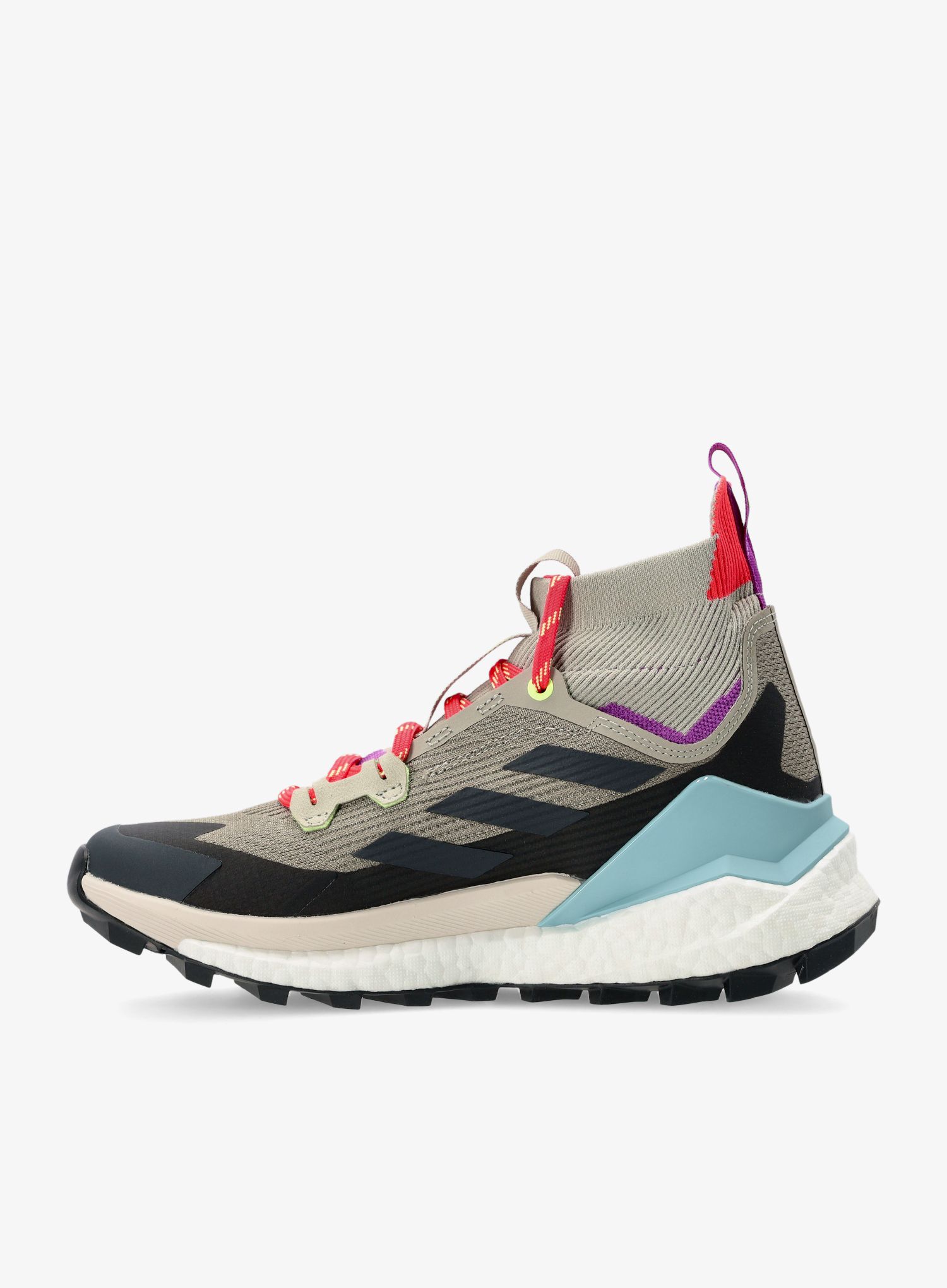 Vysoké turistické boty dámské adidas TERREX Free Hiker 2 - trace cargo/carbon/act purple