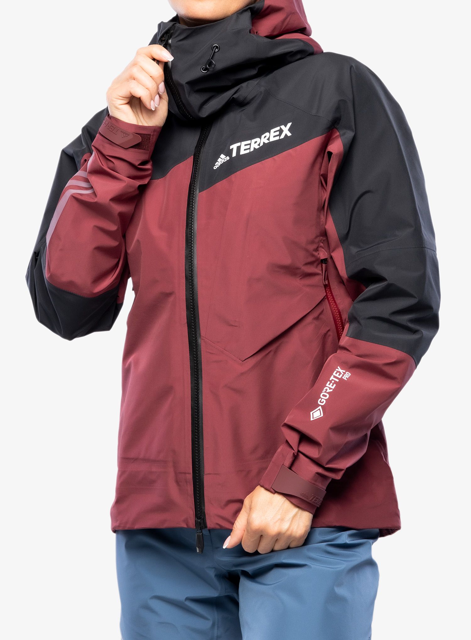 Kurtka GORE-TEX damska adidas TERREX GORE-TEX Pro Jacket - shadow red