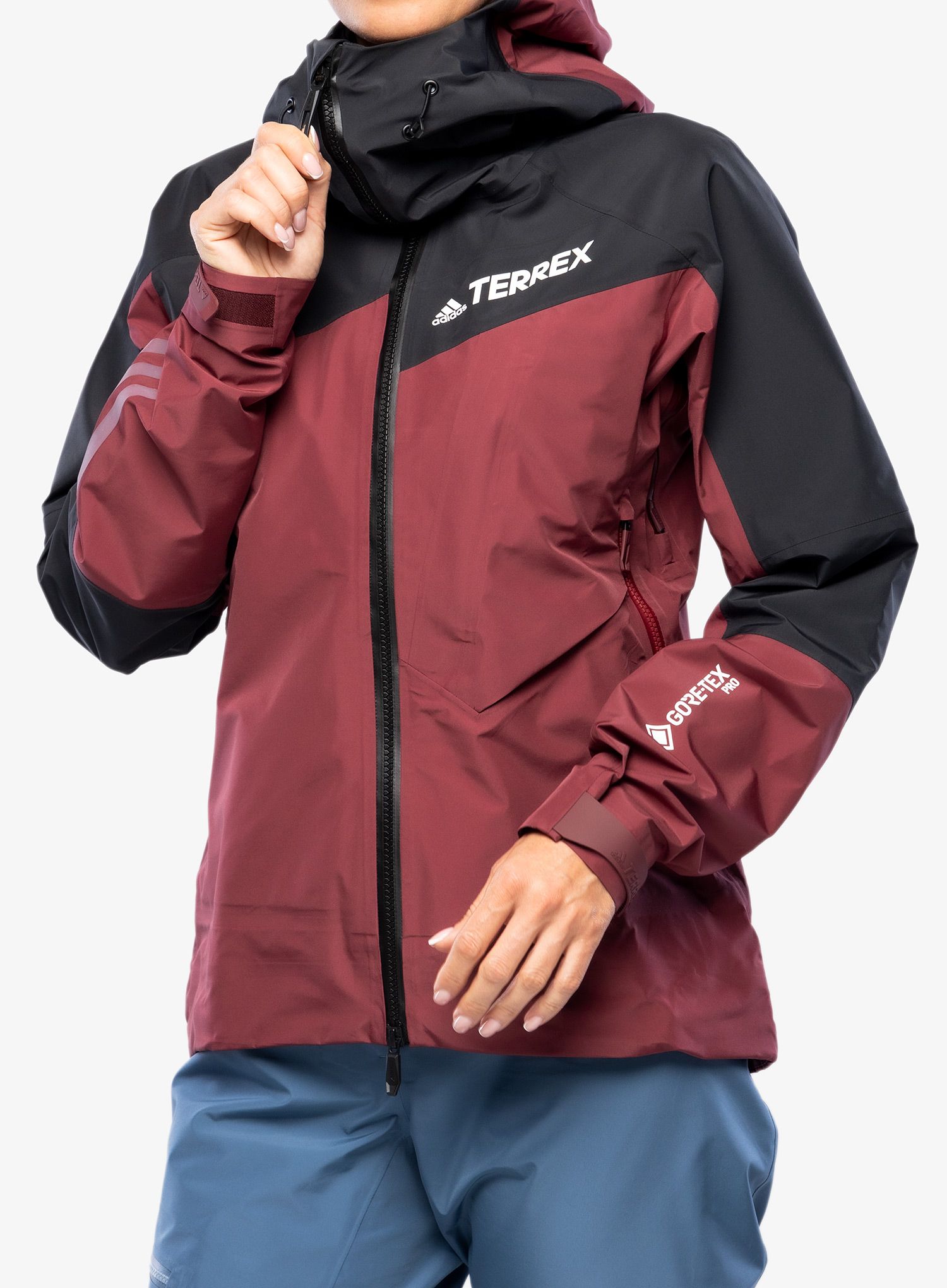Kurtka GORE-TEX damska adidas TERREX GORE-TEX Pro Jacket - shadow red