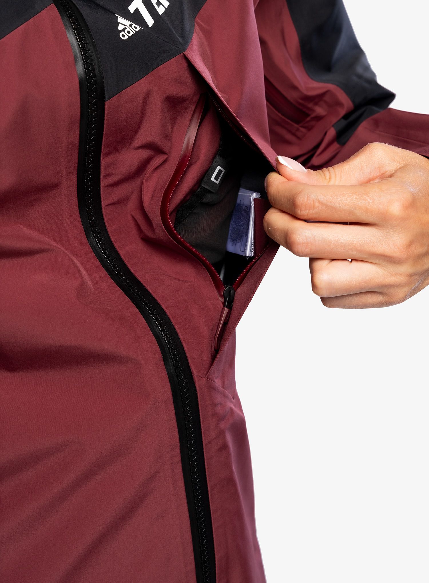 Kurtka GORE-TEX damska adidas TERREX GORE-TEX Pro Jacket - shadow red