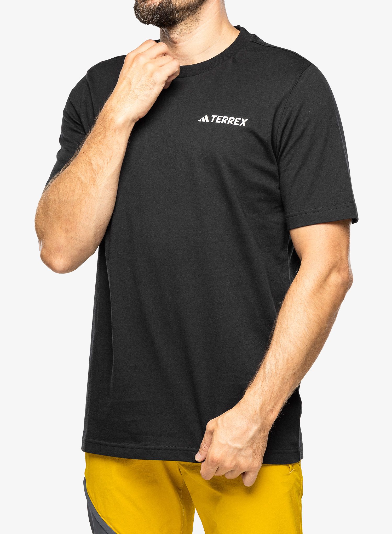 Bavlněné tričko adidas TERREX Graphic Altitude Tee - black