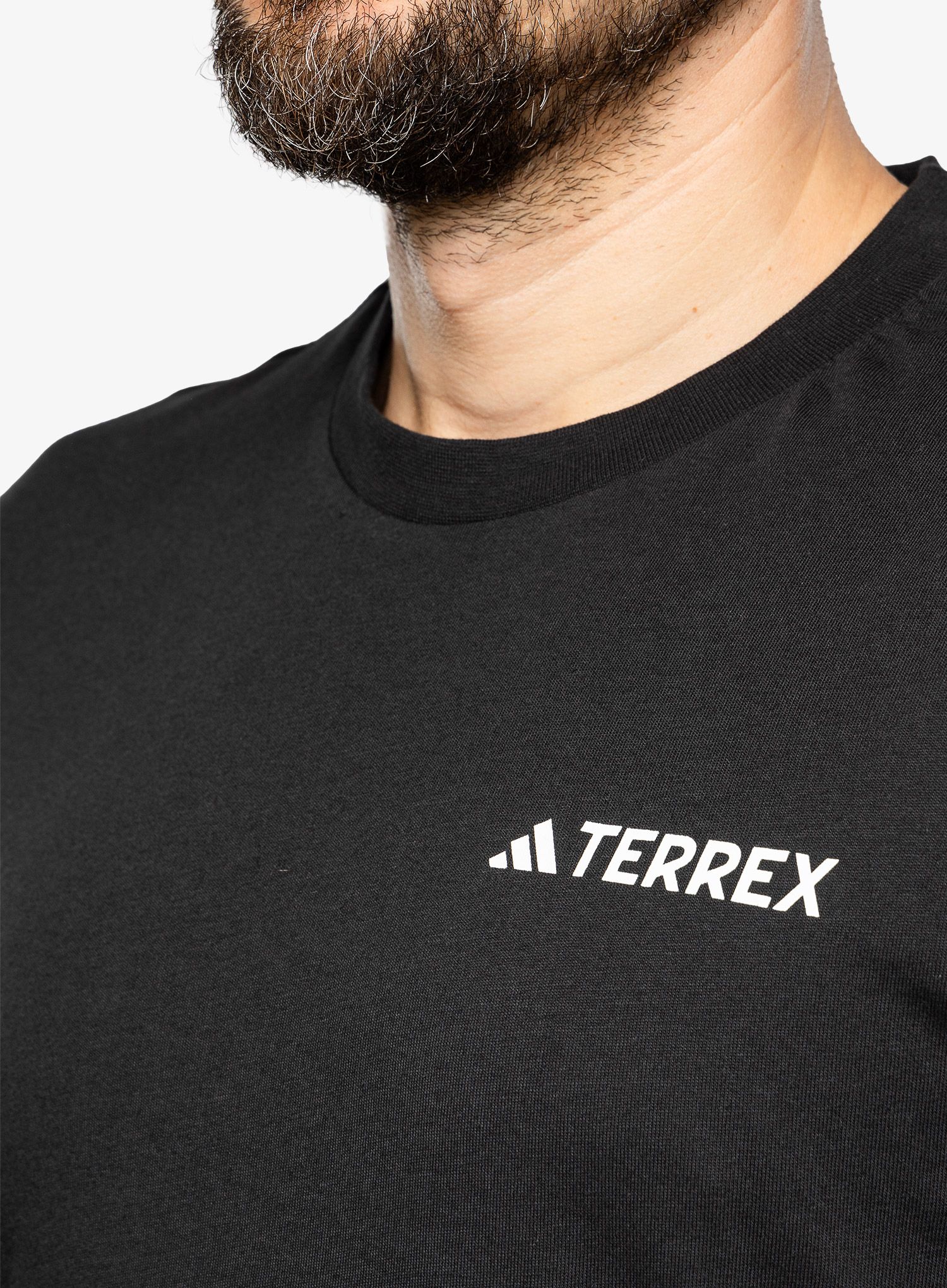 Bavlněné tričko adidas TERREX Graphic Altitude Tee - black